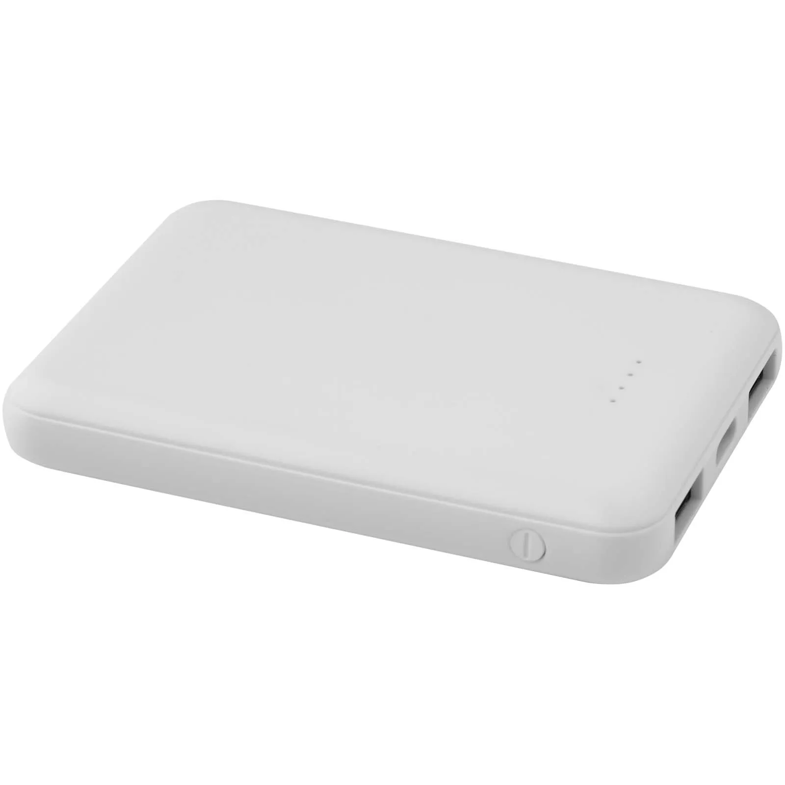 Asama type-C powerbank van 5000 mAh van gerecycled plastic Wit