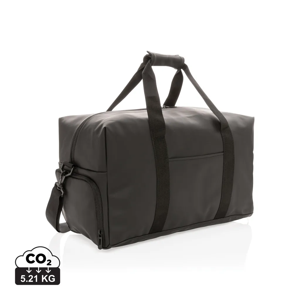 Smooth PU weekendtas PVC-vrij zwart