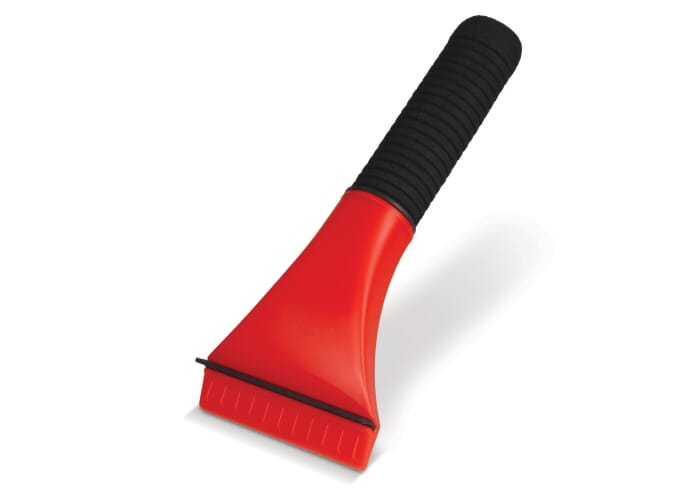Ijskrabber ergonomisch Rood