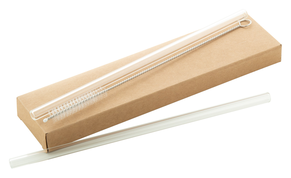 GlasSip - glazen rietjes set