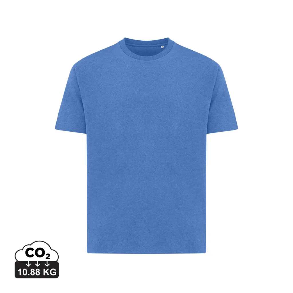 IQONIQ Teide gerecycled katoen t-shirt heather blue