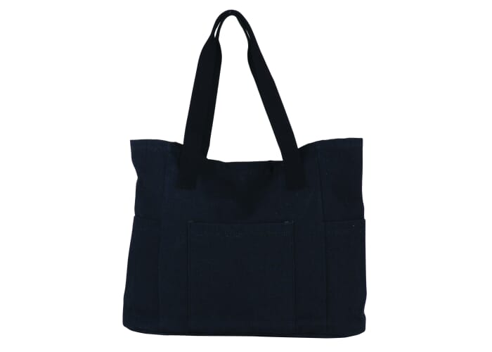 Tas Gerecycled canvas 310g/m² 42x13x43cm Donker Grijs