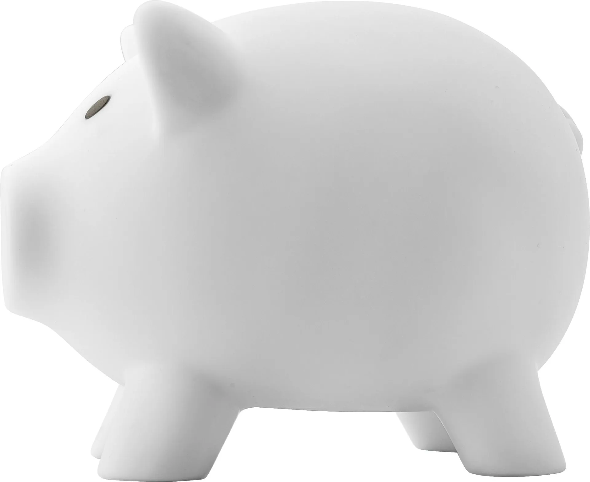 PVC spaarvarken Roger wit