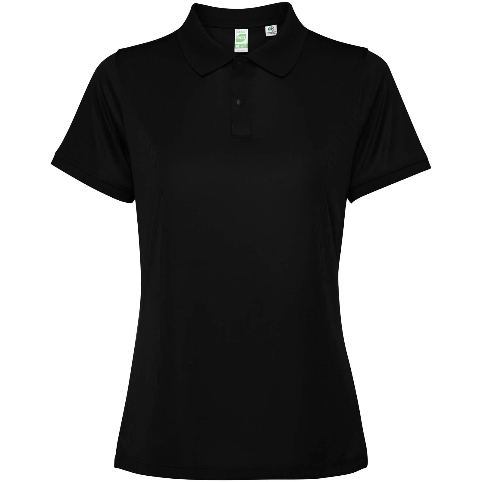 Tormo 125 g/m² damespolo met korte mouwen Zwart
