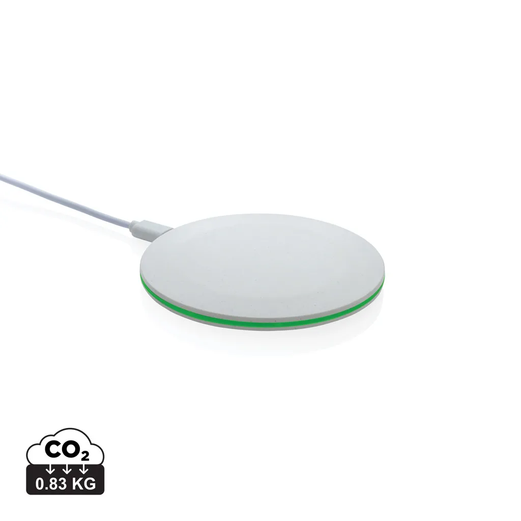 RCS gerecycled plastic 15W draadloze snellader wit