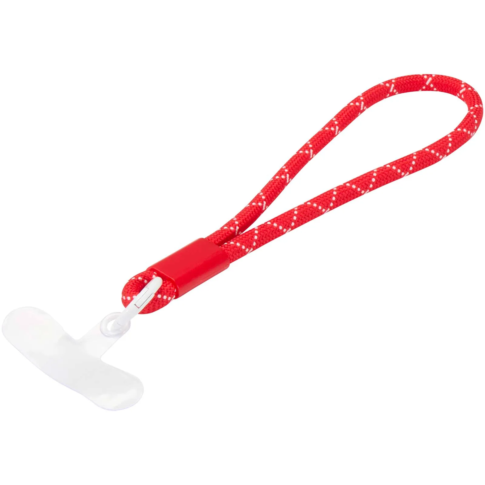 Arich gerecycleerde plastic smartphonepolsband Rood