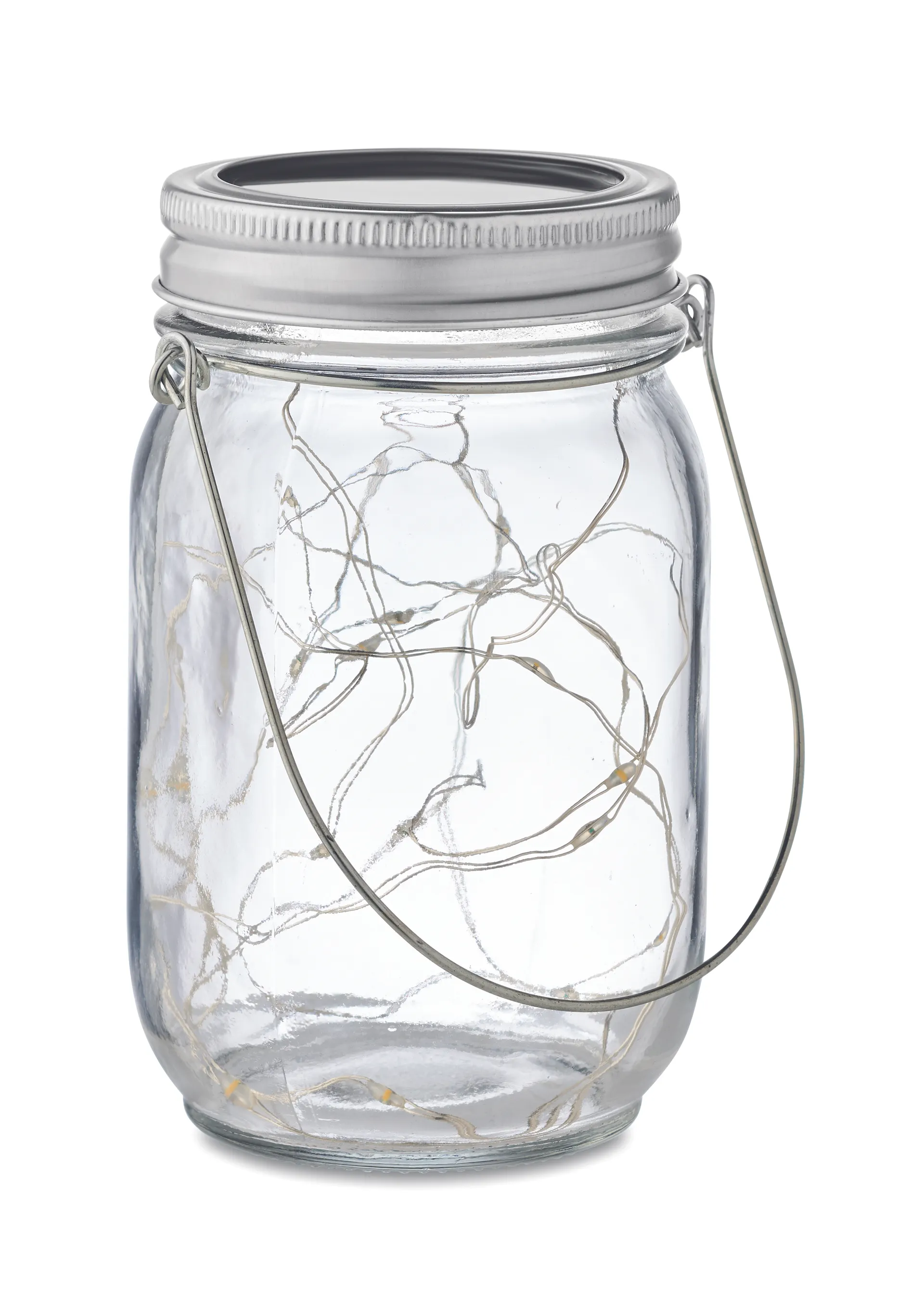 Mason jar solar buitenlamp Transparant