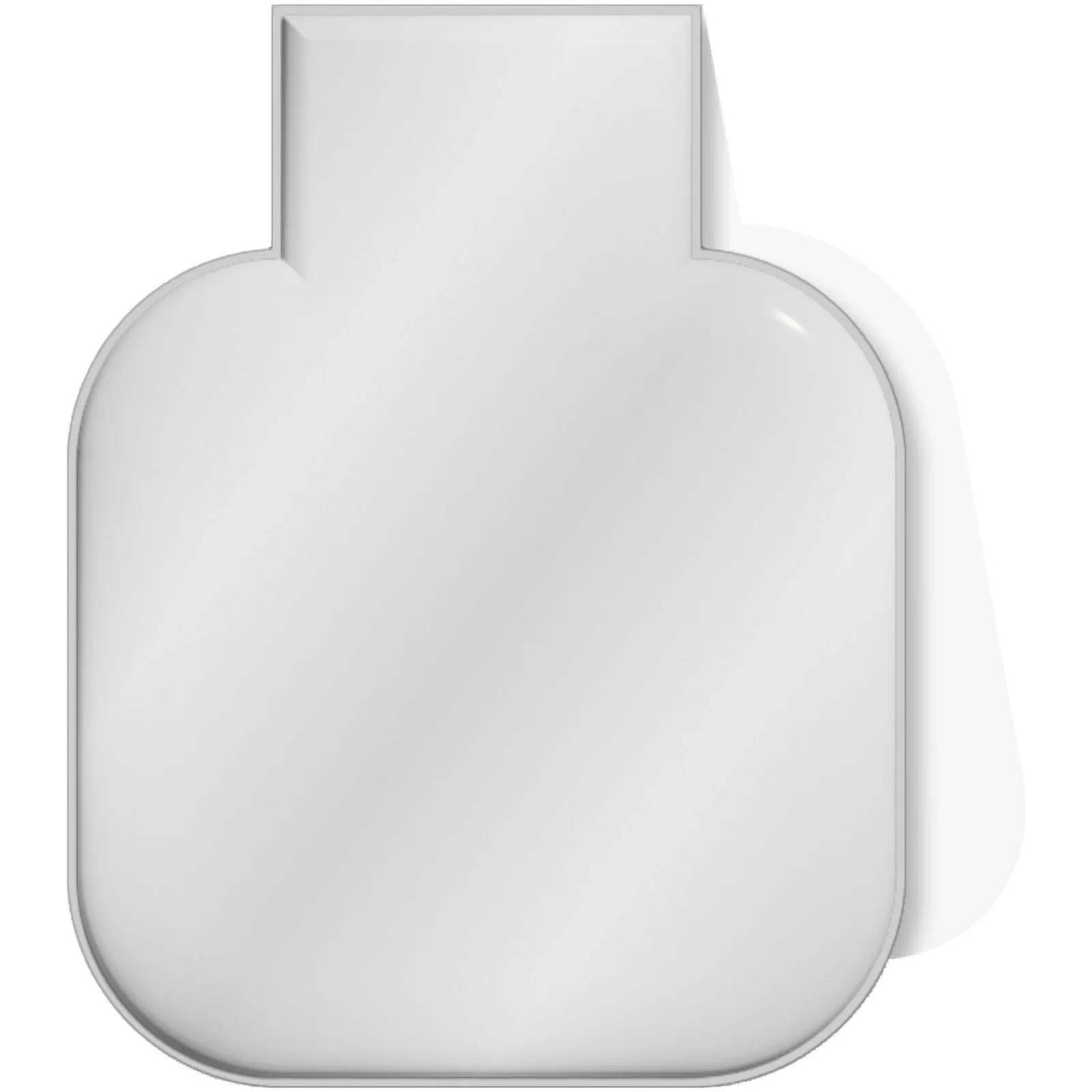 RFX™ M-10 vierkante reflecterende TPU magneet Wit