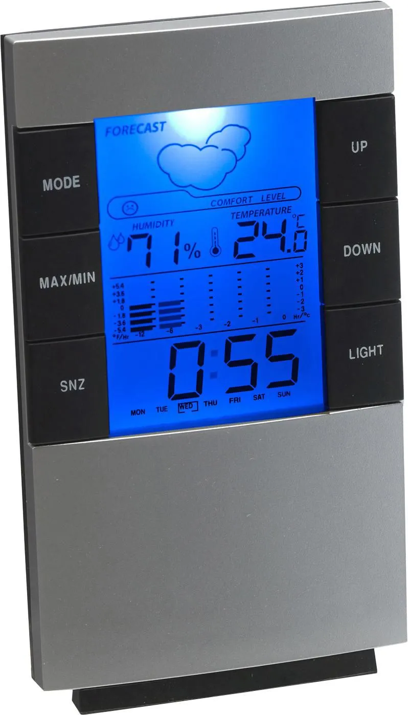 Weerstation Griffin | Kunststof | Multifunctioneel zilver