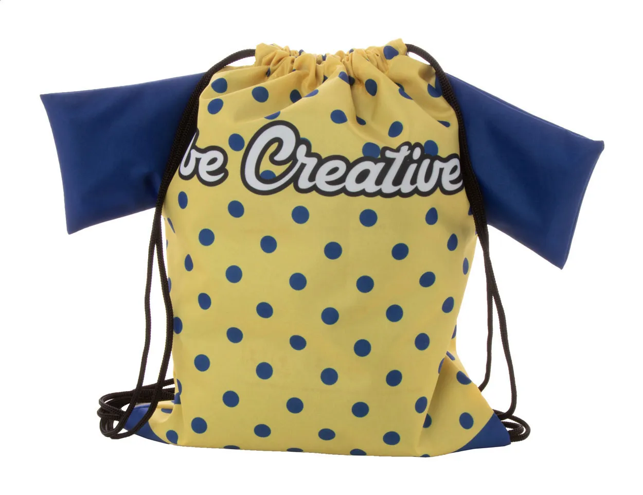 CreaDraw T Kids custom made trekkoord tas voor kinderen zwart