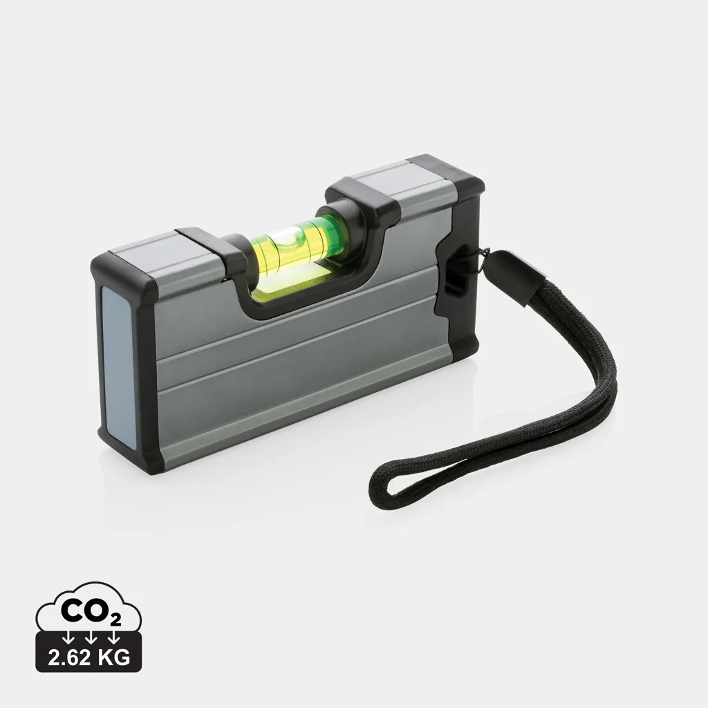Zakformaat waterpas met magneet grijs