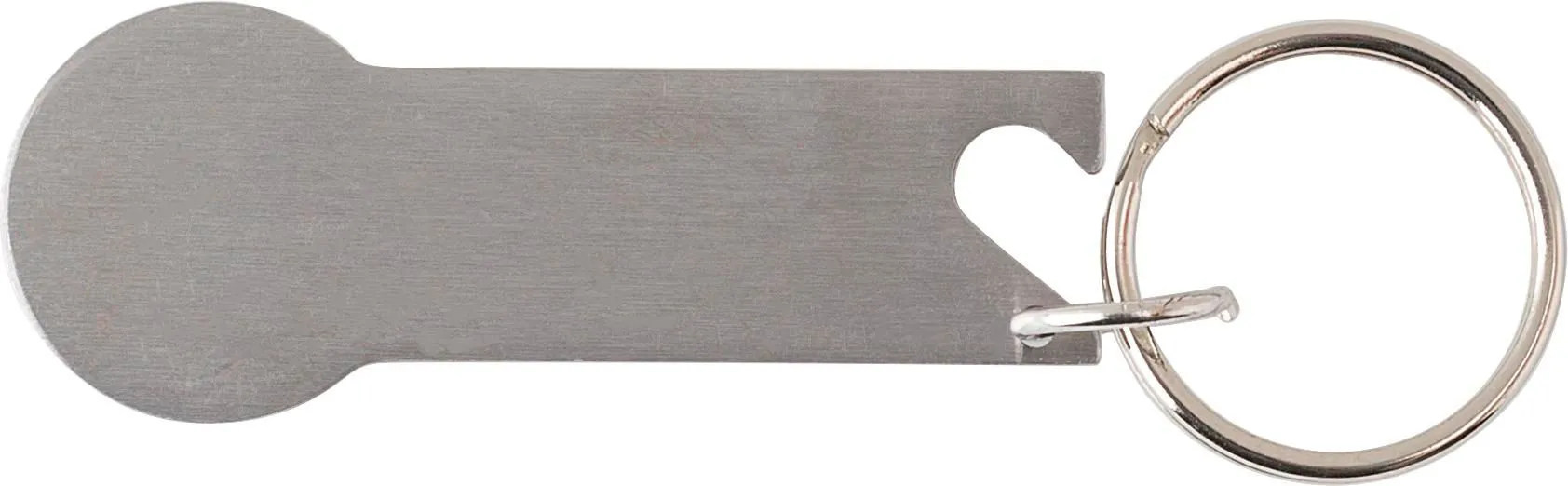 Sleutelhanger met flesopener Gavin zilver