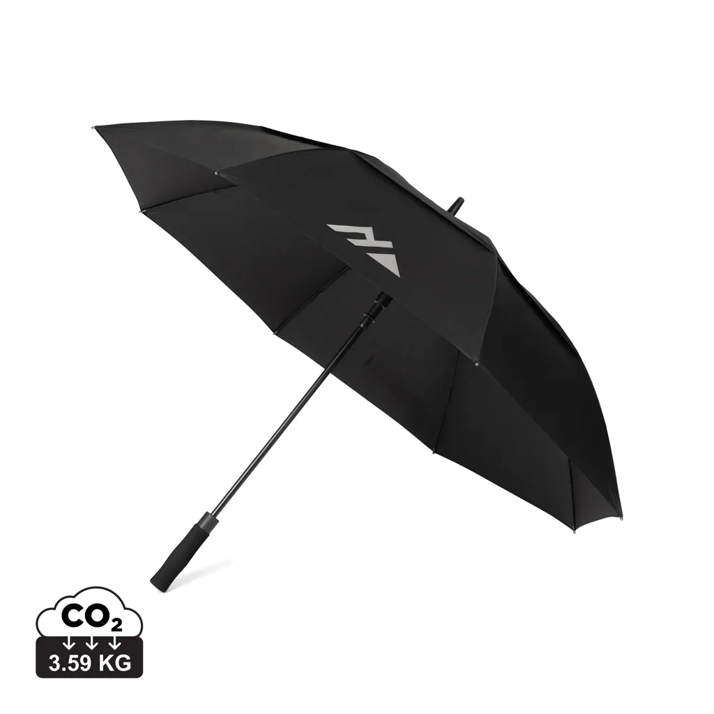 Nordic Drift Trail 27" AWARE™ RPET storm UPF 50+ paraplu zwart