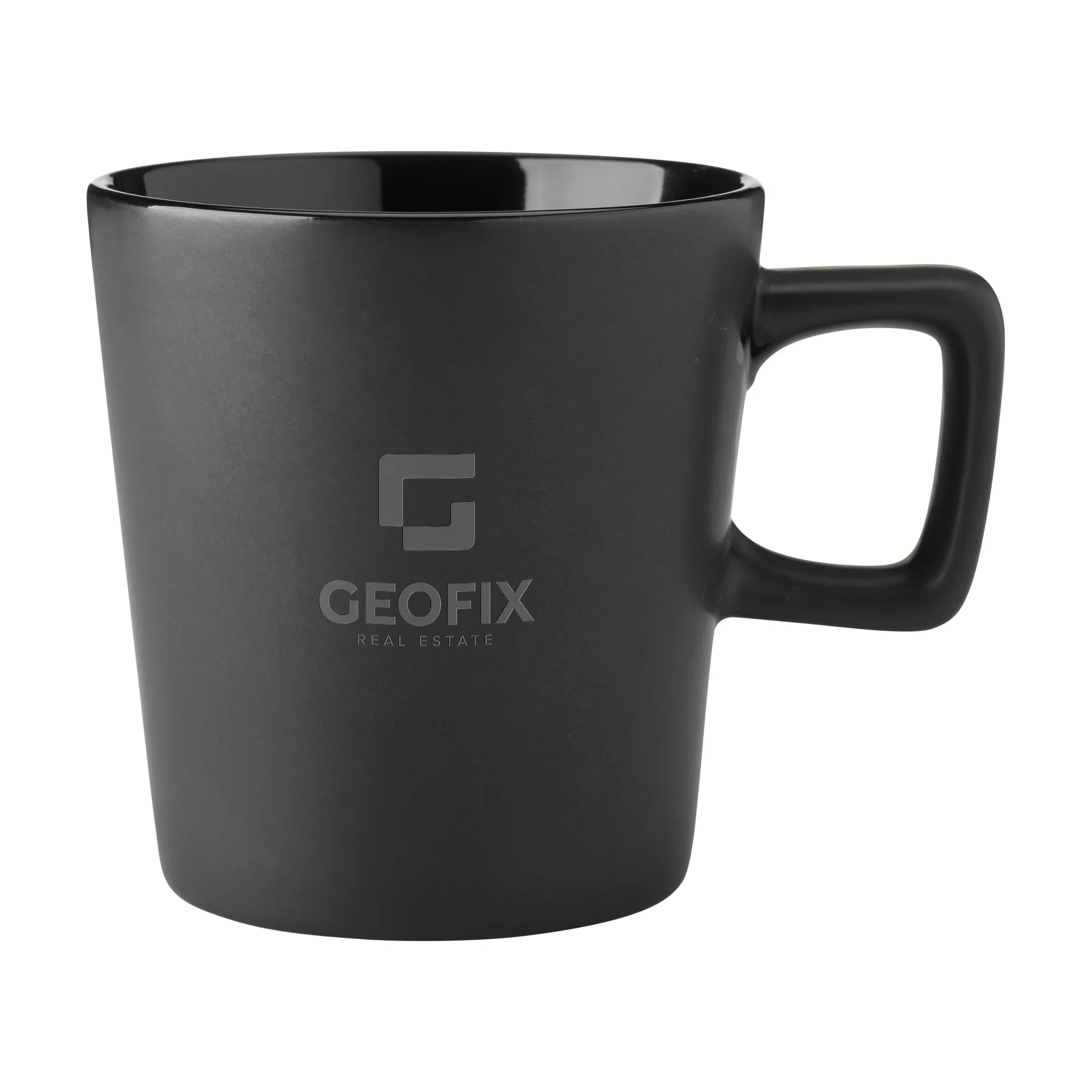 Calvin Mug Black 290 ml mok zwart