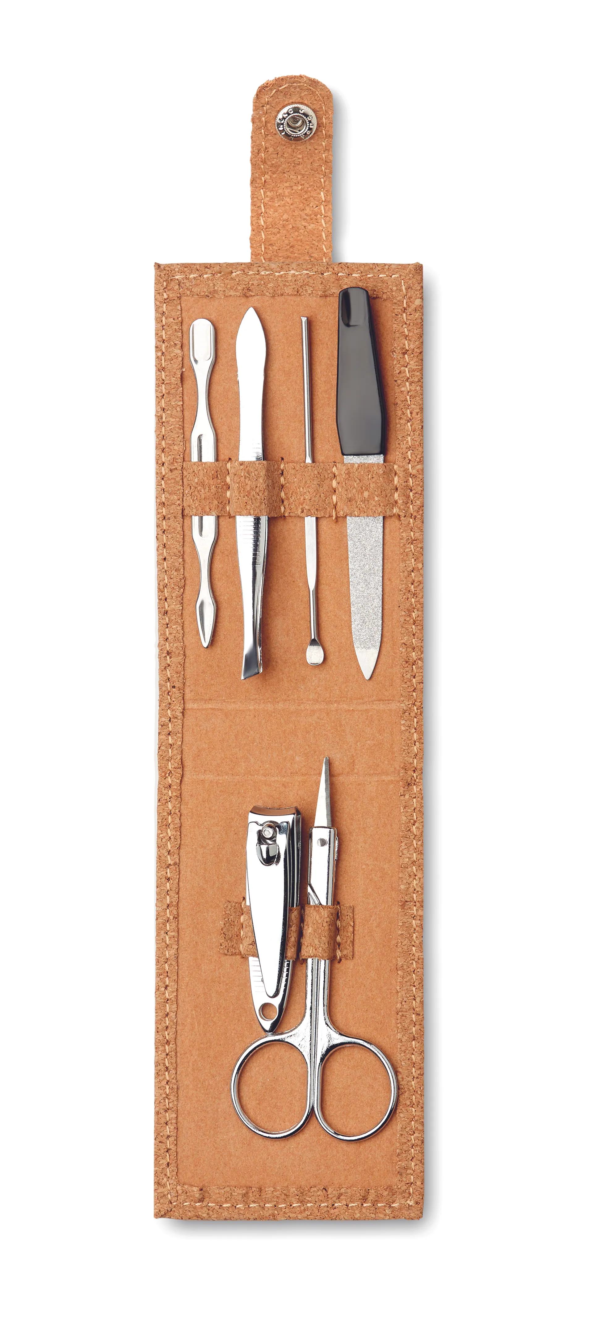 Manicure set in kurk etui