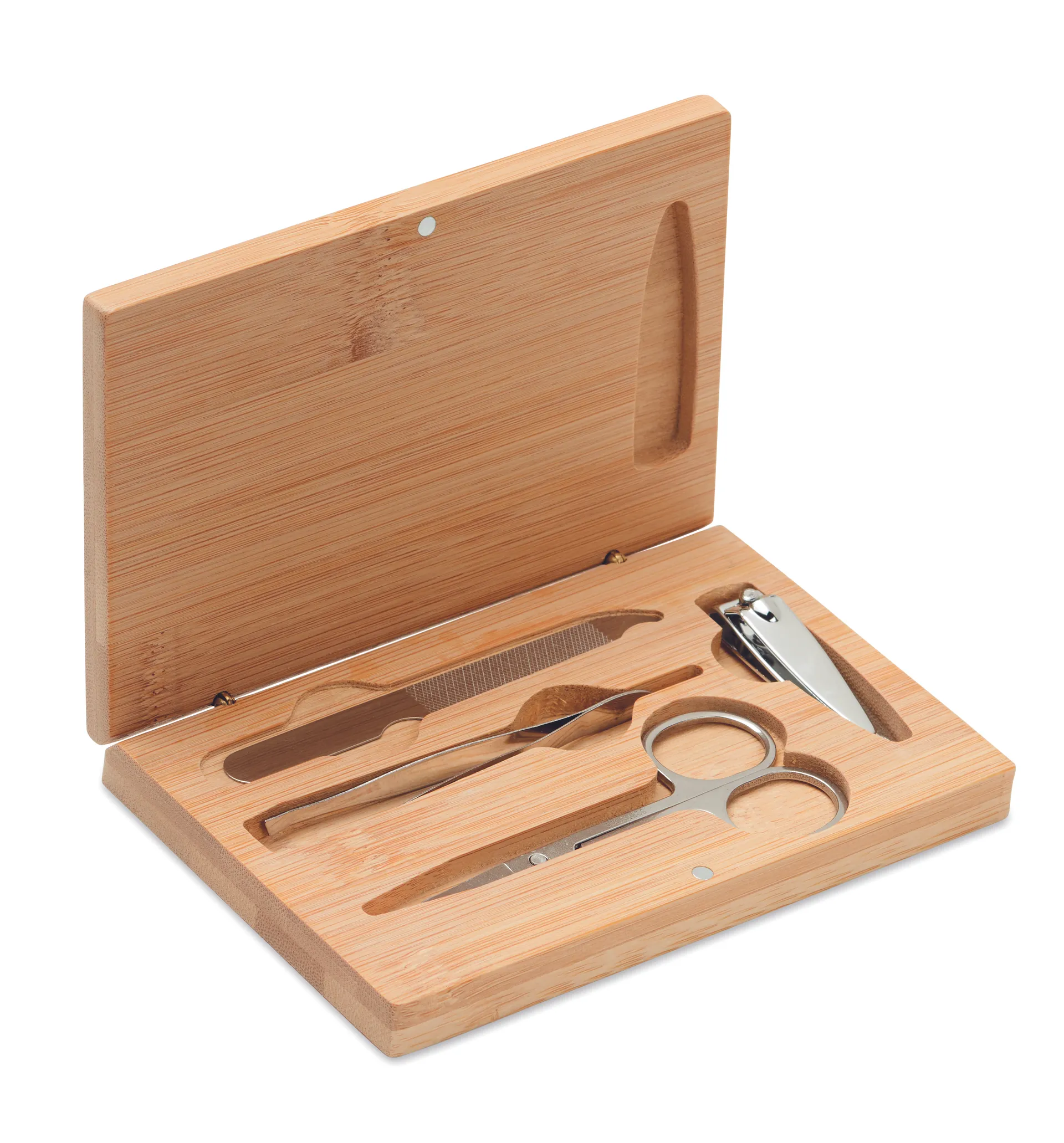 RVS Manicureset Hout