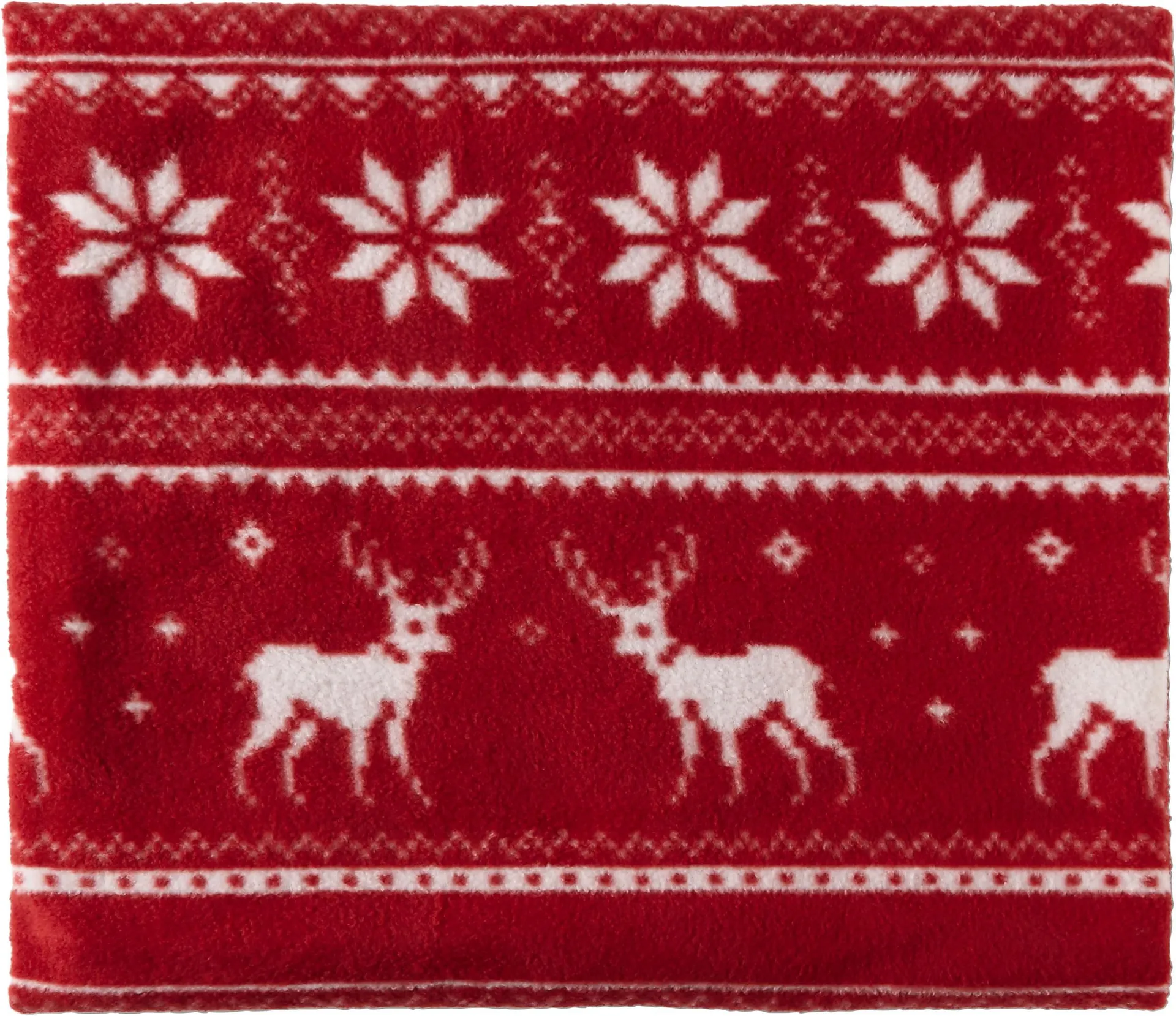 Polar fleece rendier deken (180 gr/m²) Jane rood
