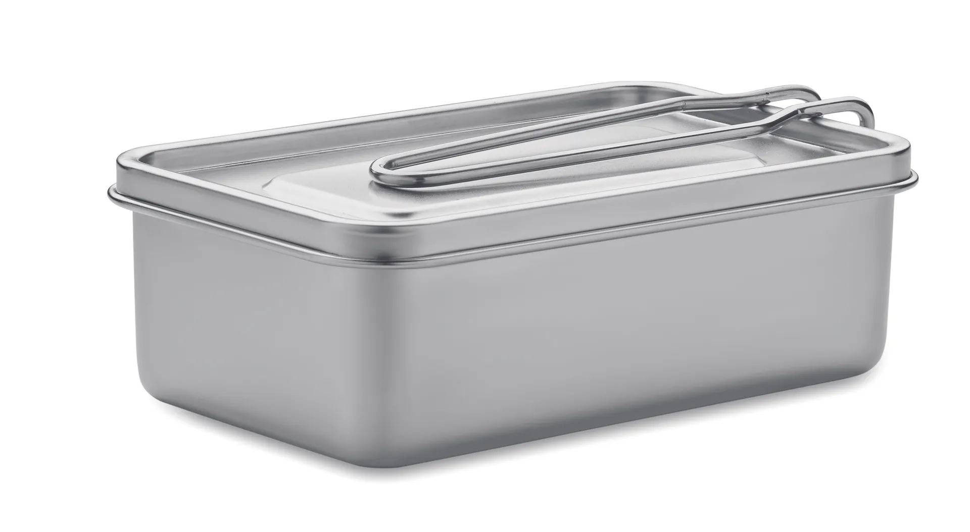 Roestvrijstalen lunchbox Zilver