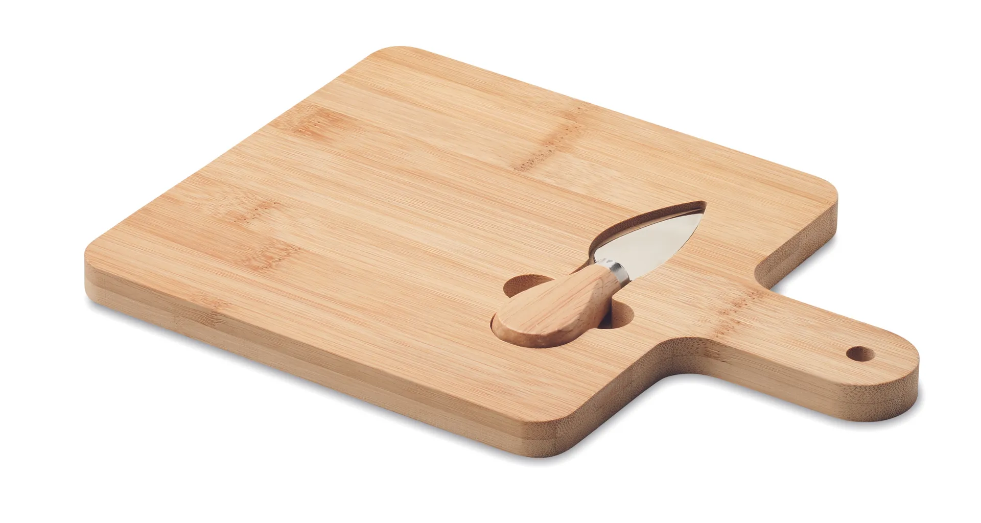Bamboe kaasplank met mes