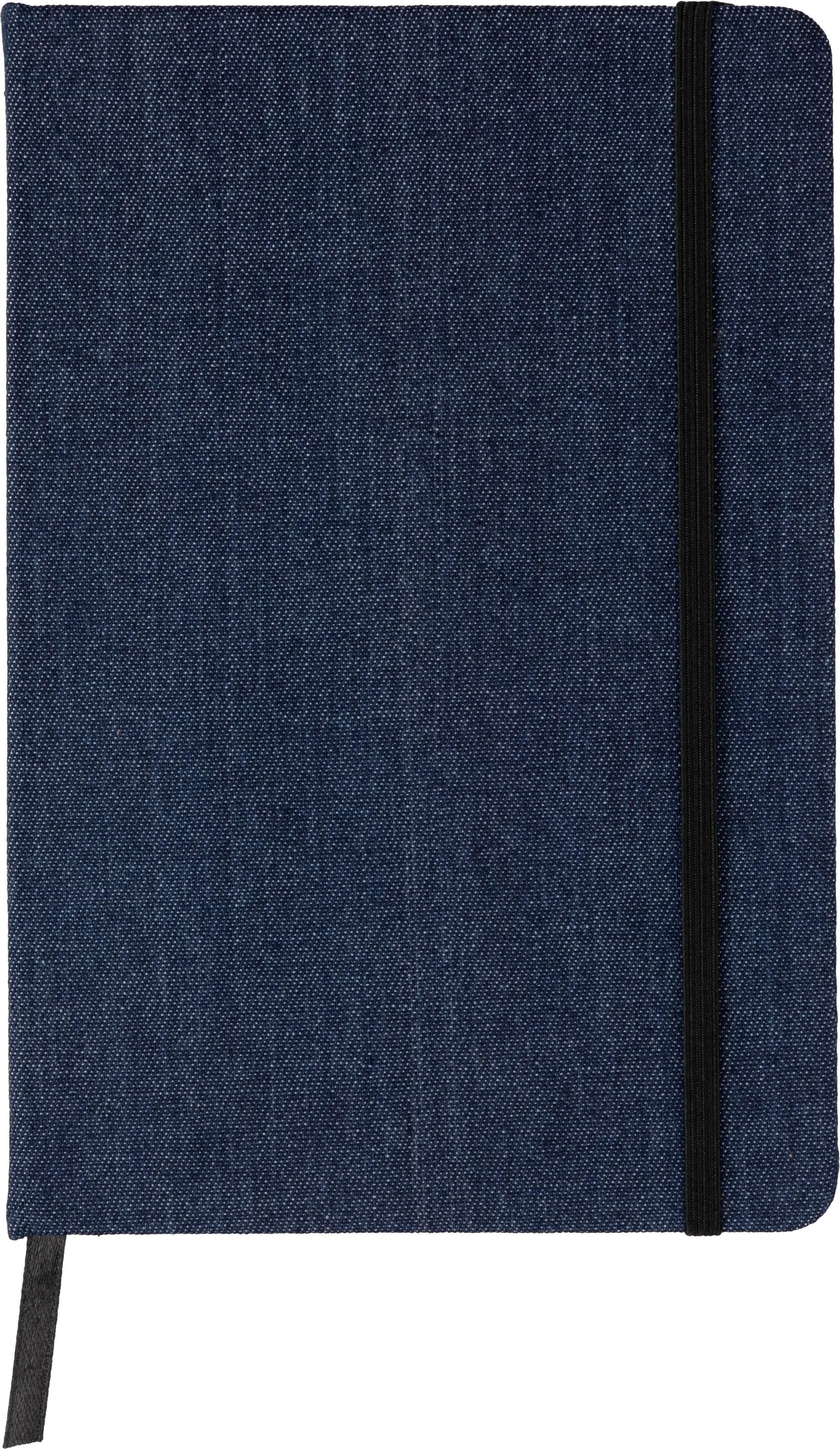 Notitieboek Alfred | Denim | A5 | Gelinieerd blauw