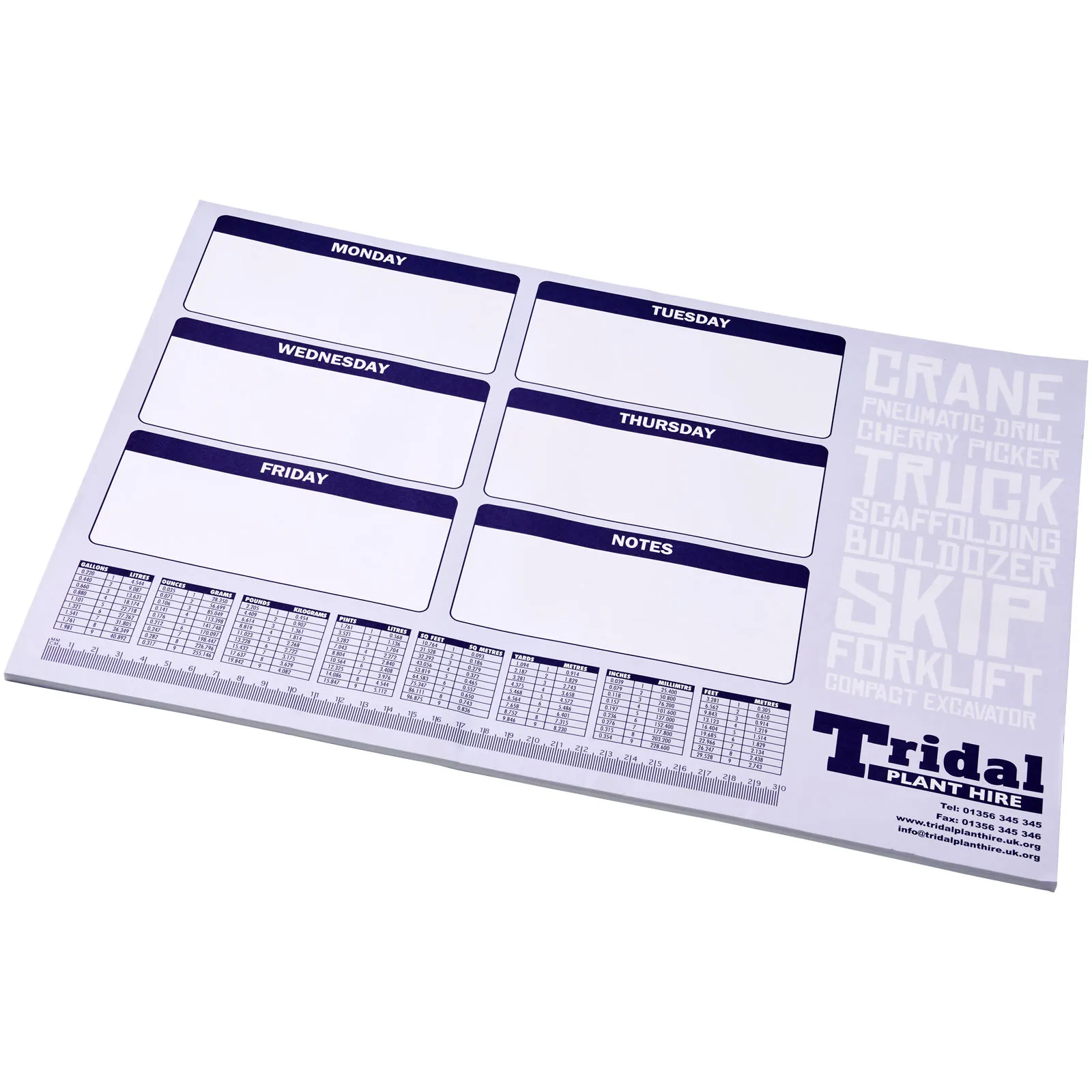 Desk-Mate® A2 bureauonderlegger Wit