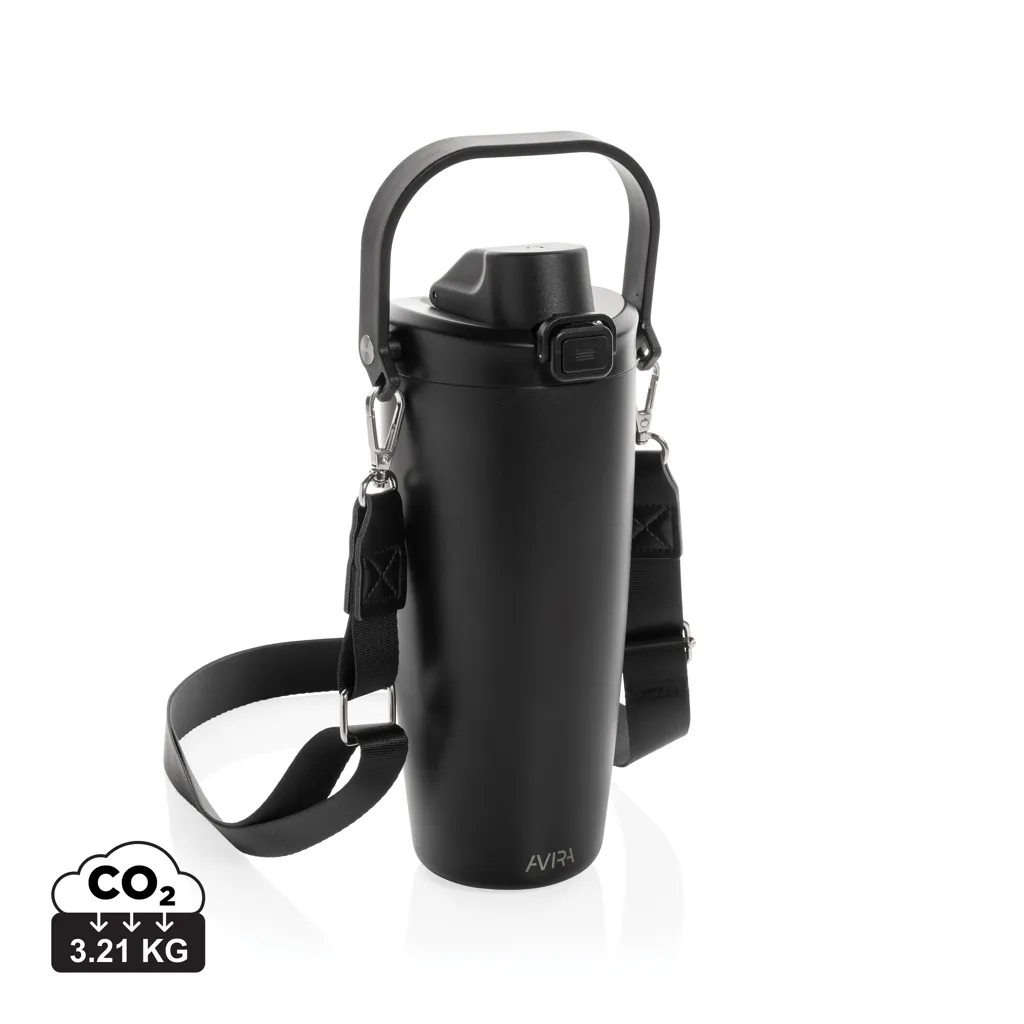 Avira Ayala RCS R-RVS duosip afsluitbare crossbody tumbler zwart