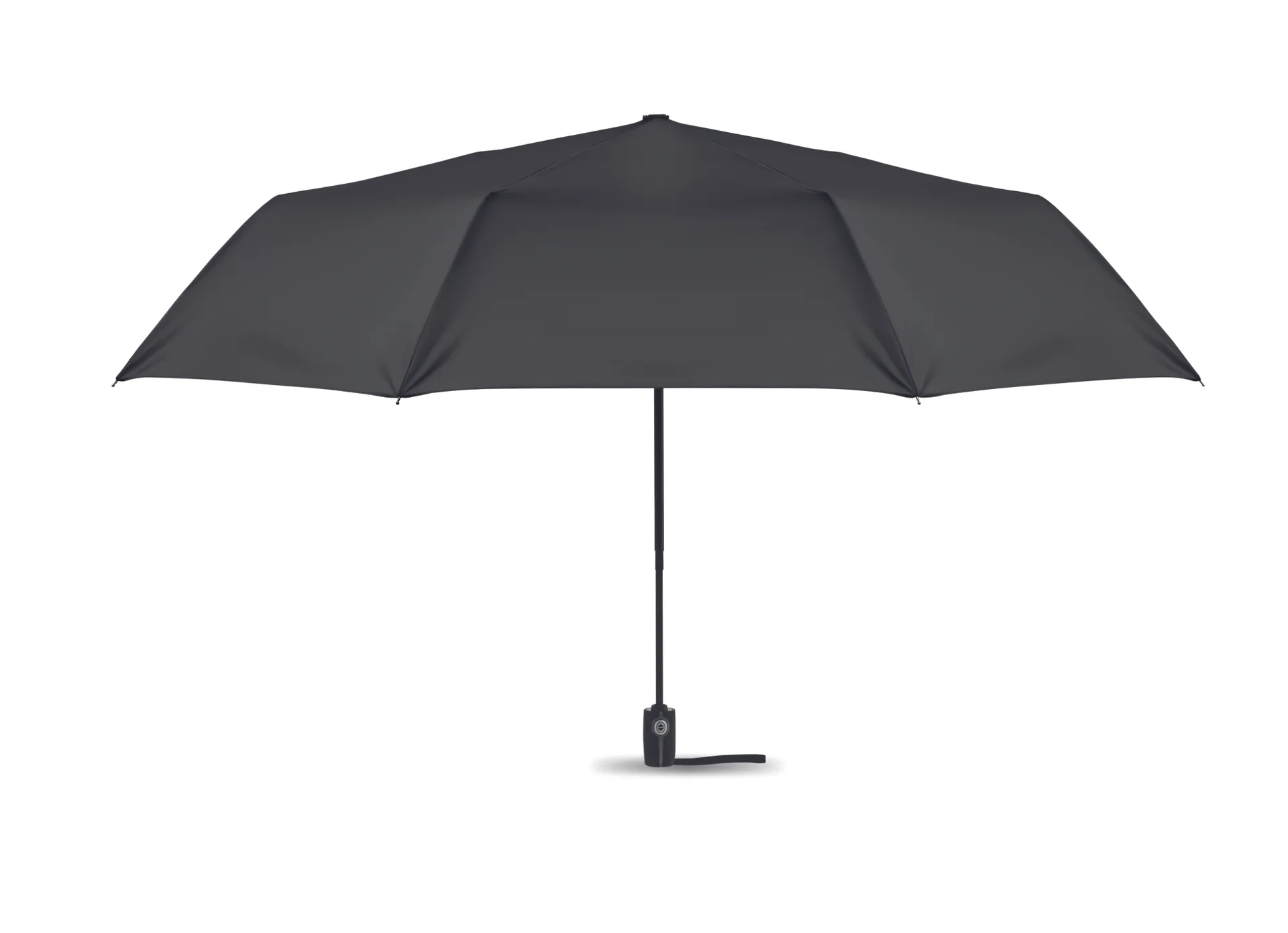 Open zwarte windbestendige 27 inch paraplu