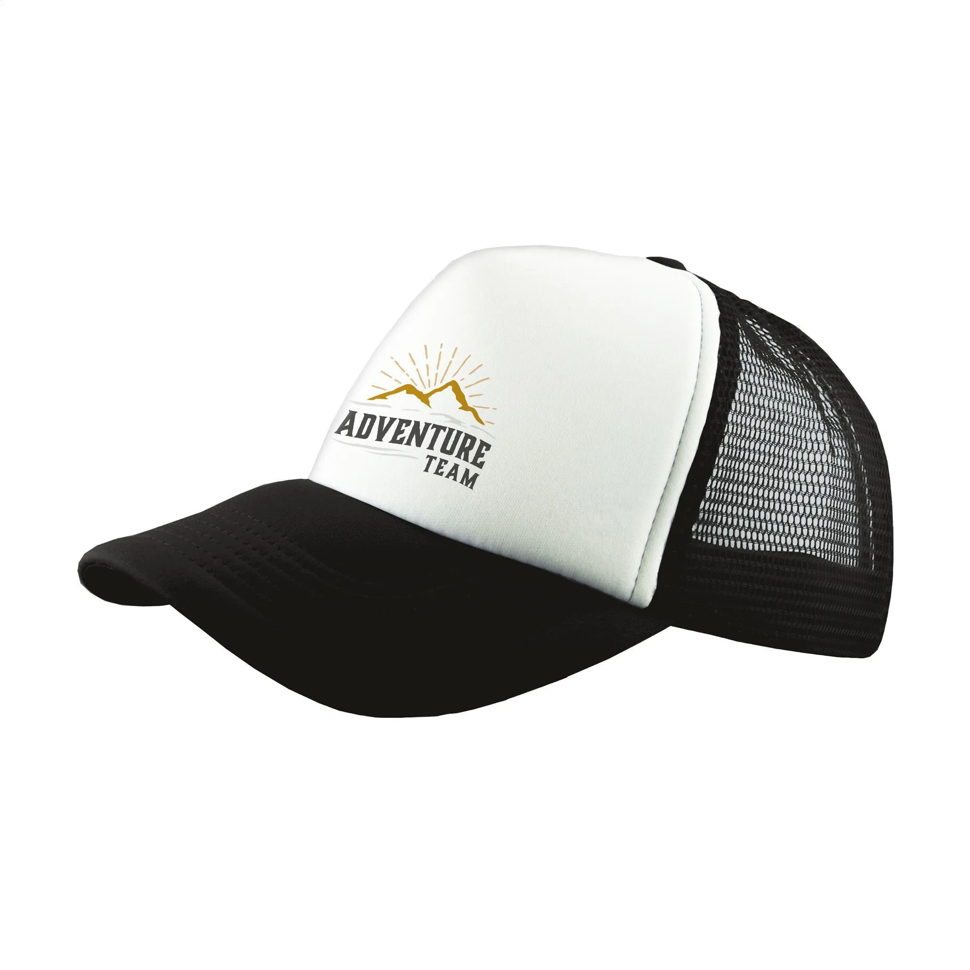 Trucker pet zwart/wit