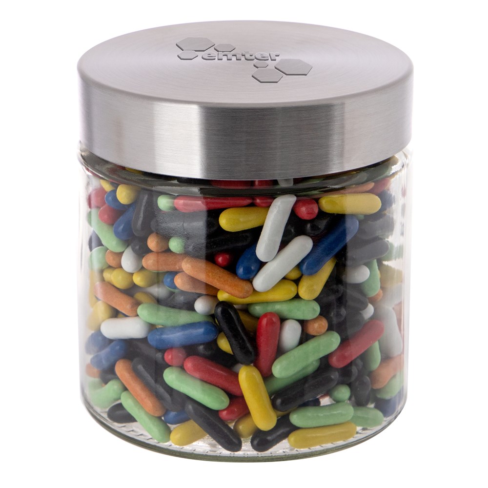 Glazen pot embossing