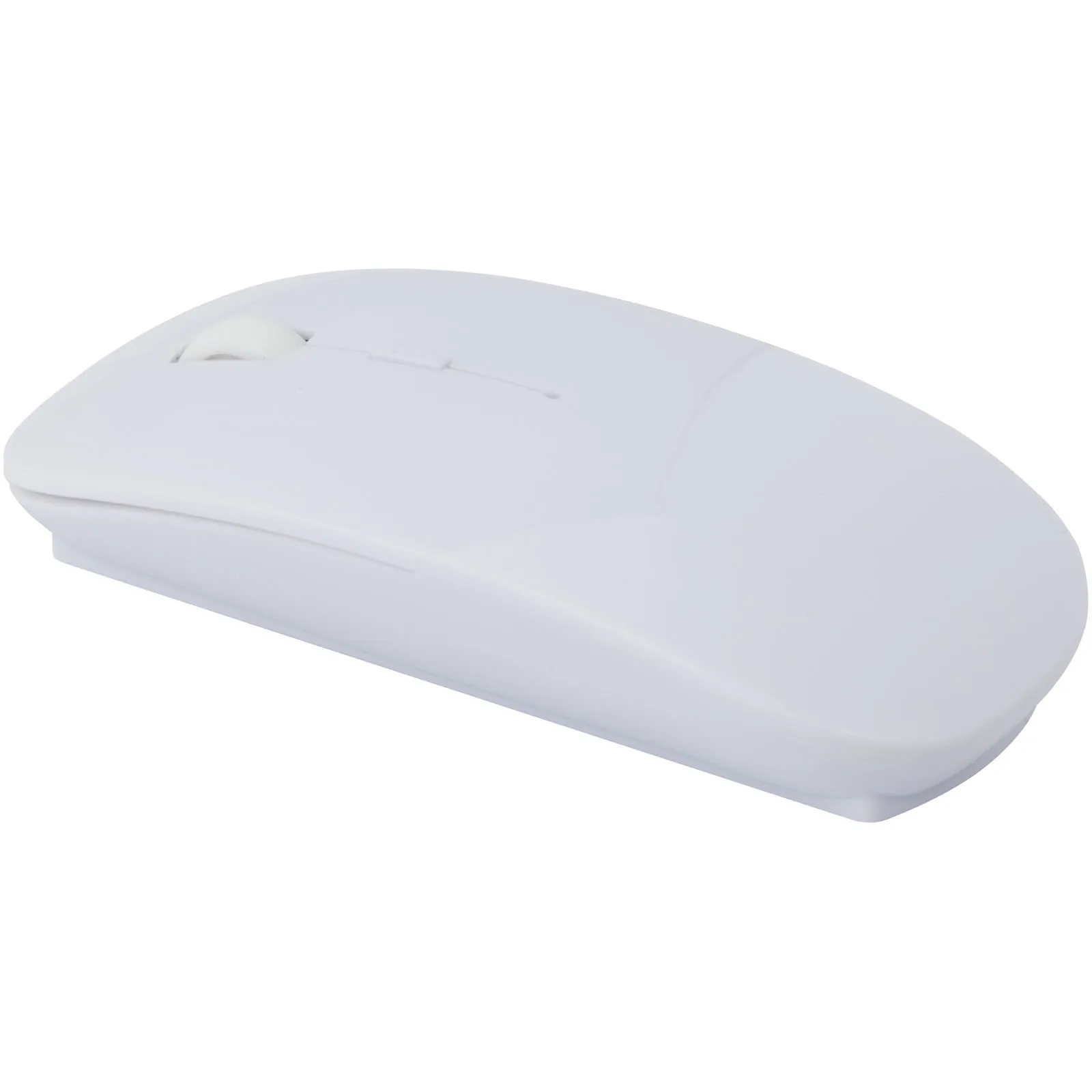 Menlo draadloze muis van RCS gerecycled plastic  Wit