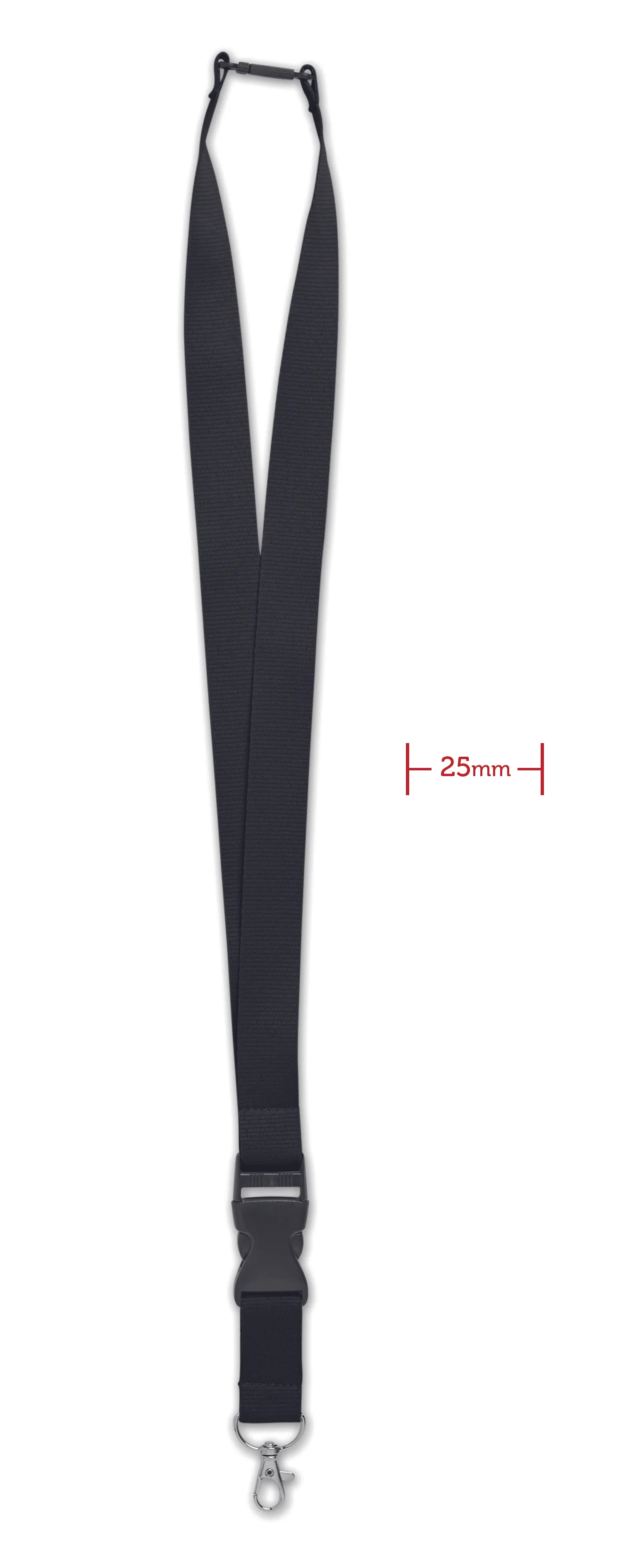 Lanyard Zwart