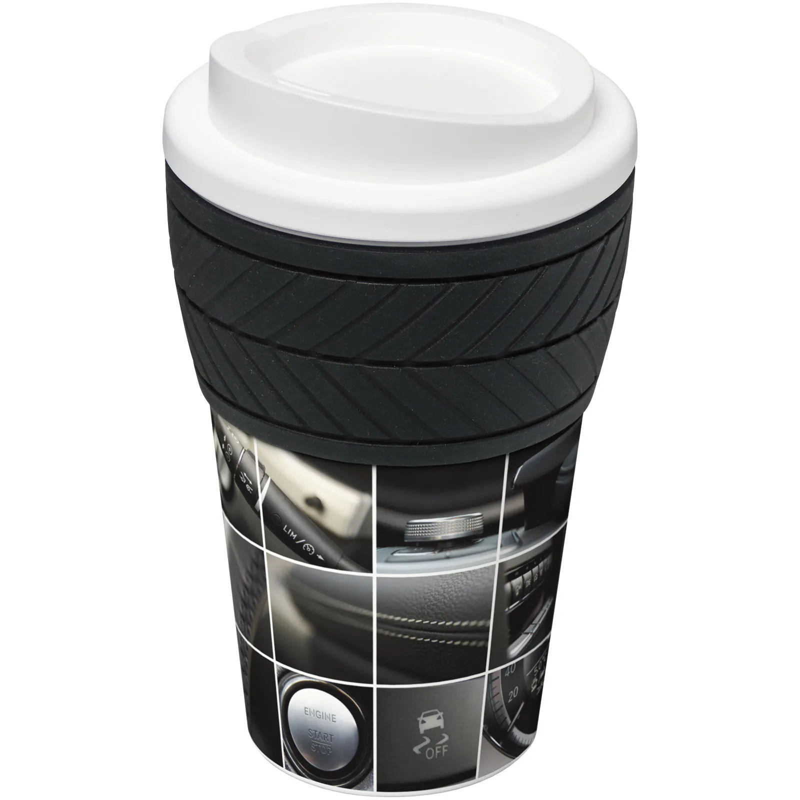 Brite Americano® tyre 350 ml geïsoleerde beker Wit