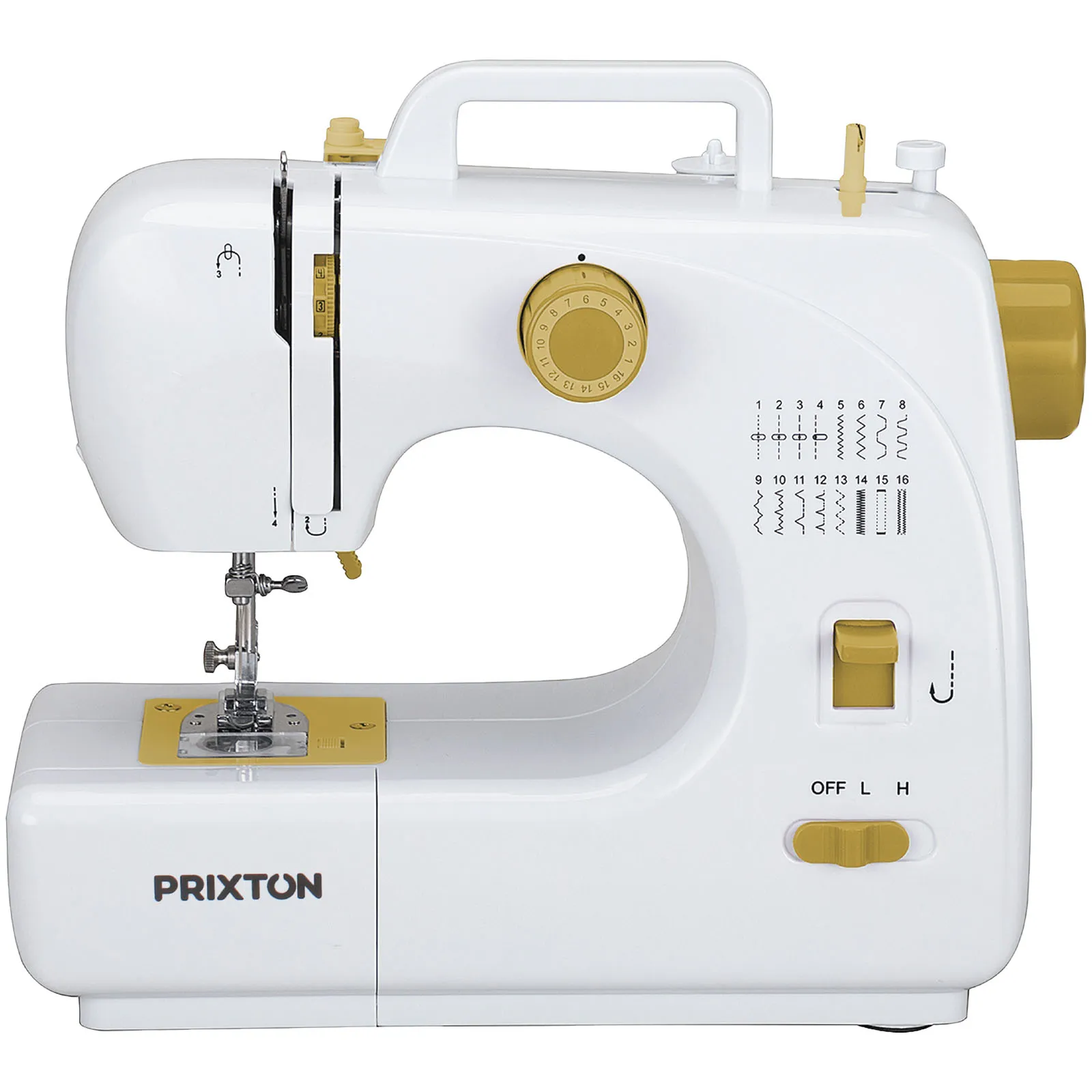 Prixton P120 naaimachine Wit