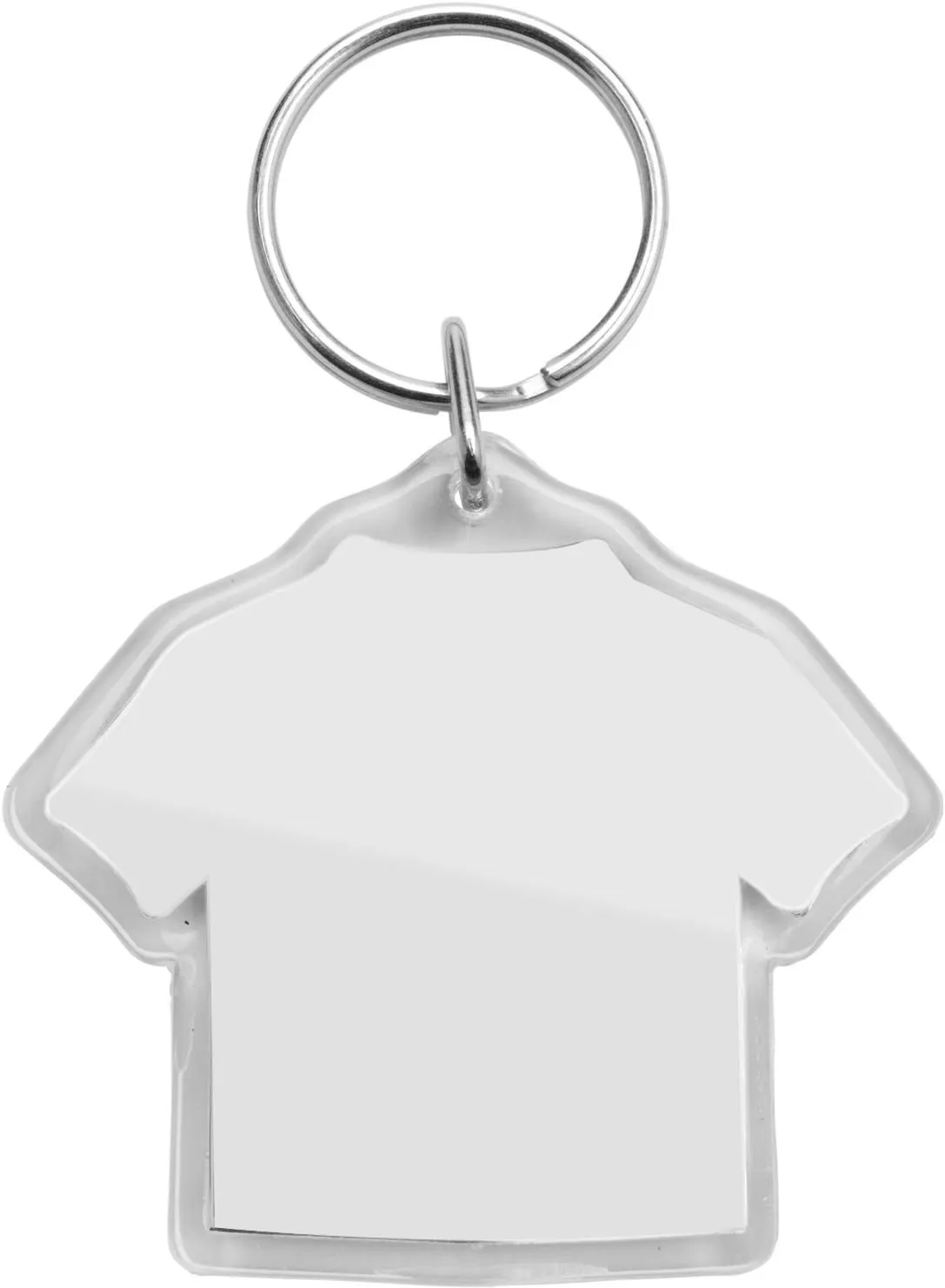 Kunststof sleutelhanger Zuni neutraal