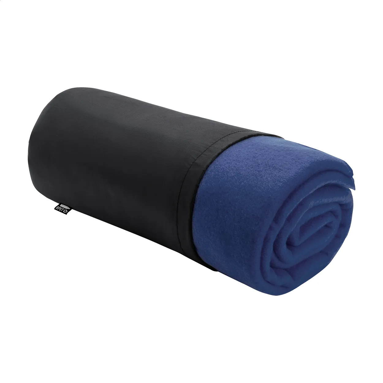 Nanda RPET-fleece deken donker blauw