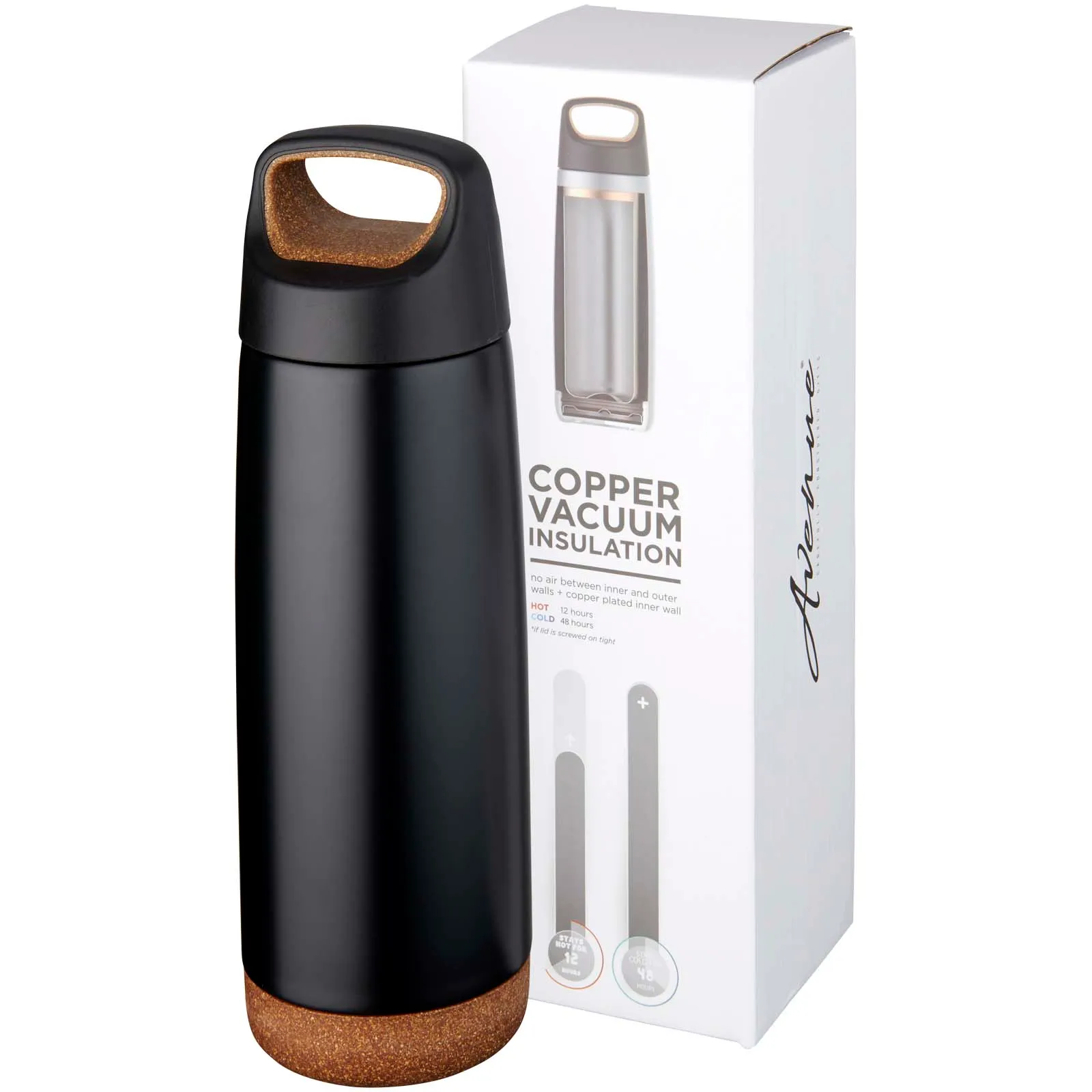 Valhalla 600 ml koper vacuüm geïsoleerde drinkfles