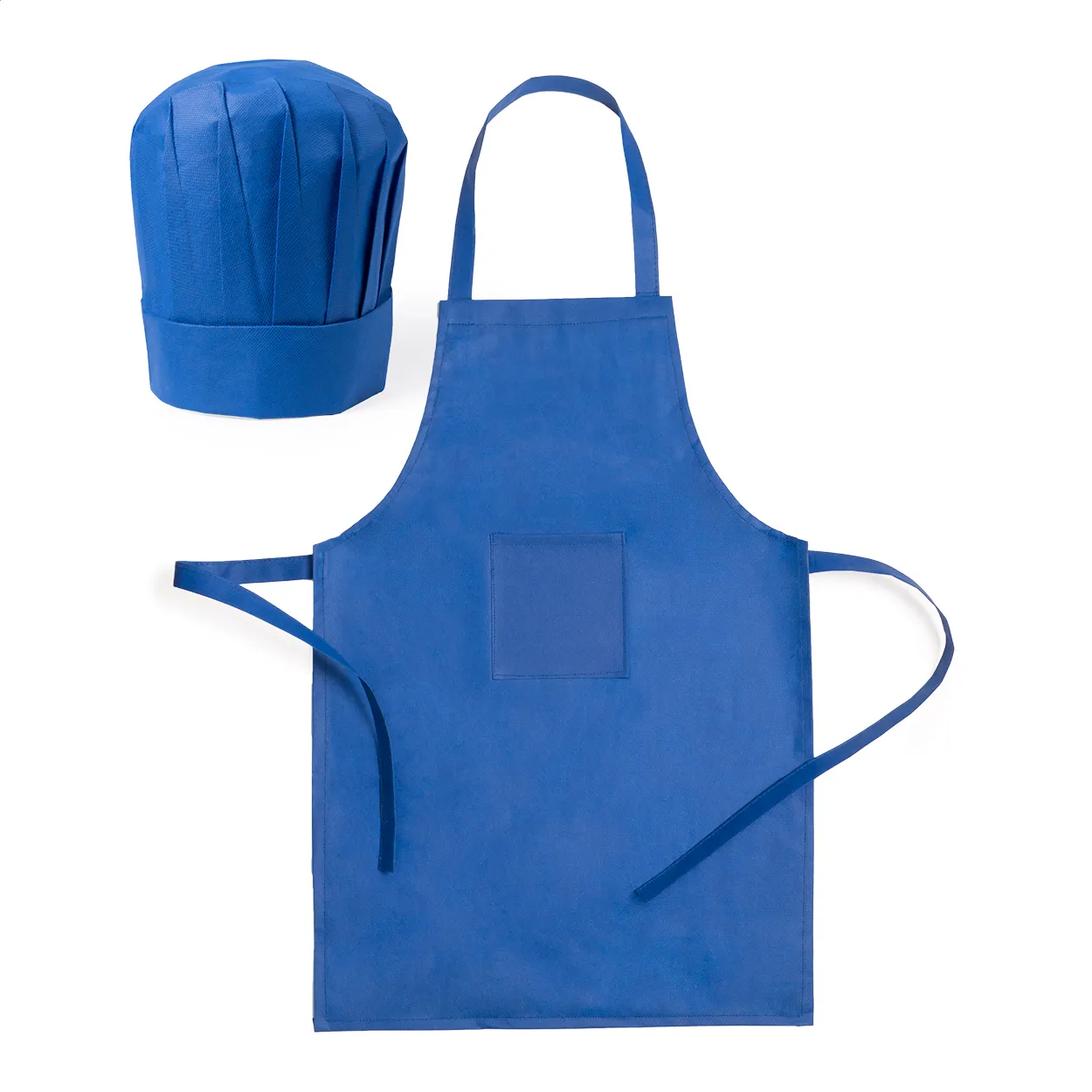 Mincok chef set voor kinderen blauw