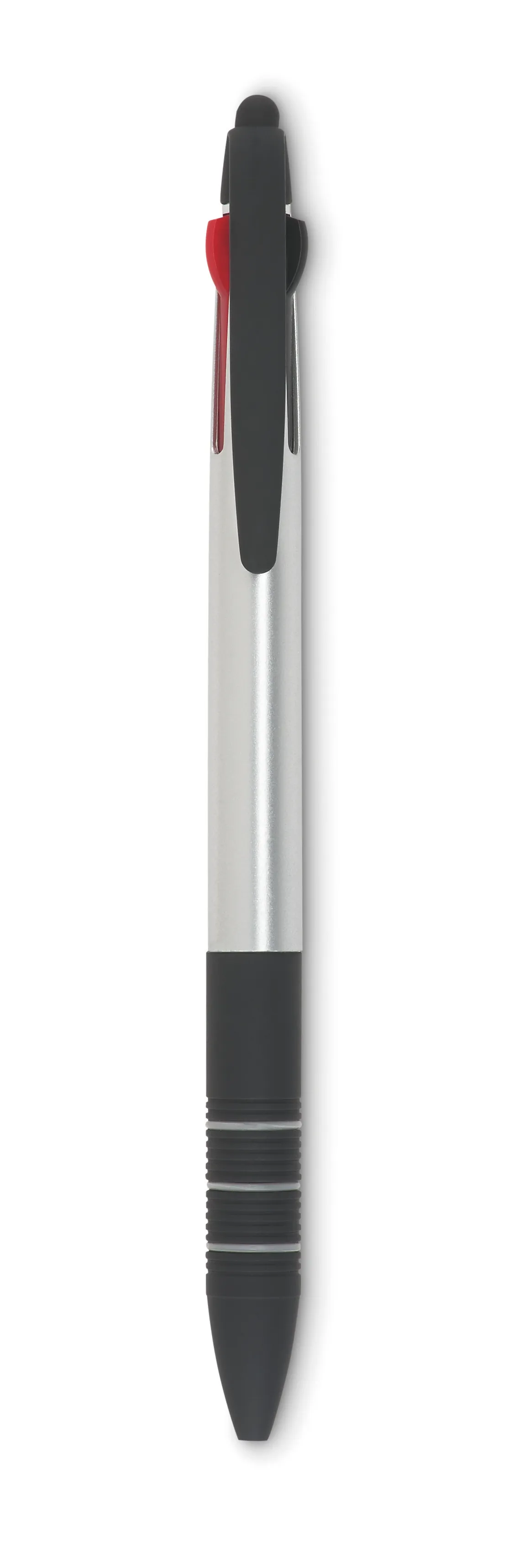 Balpen met stylus Zilver