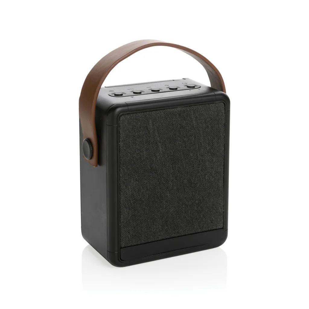 Skywave RCS gerecycled plastic solar speaker 12W zwart