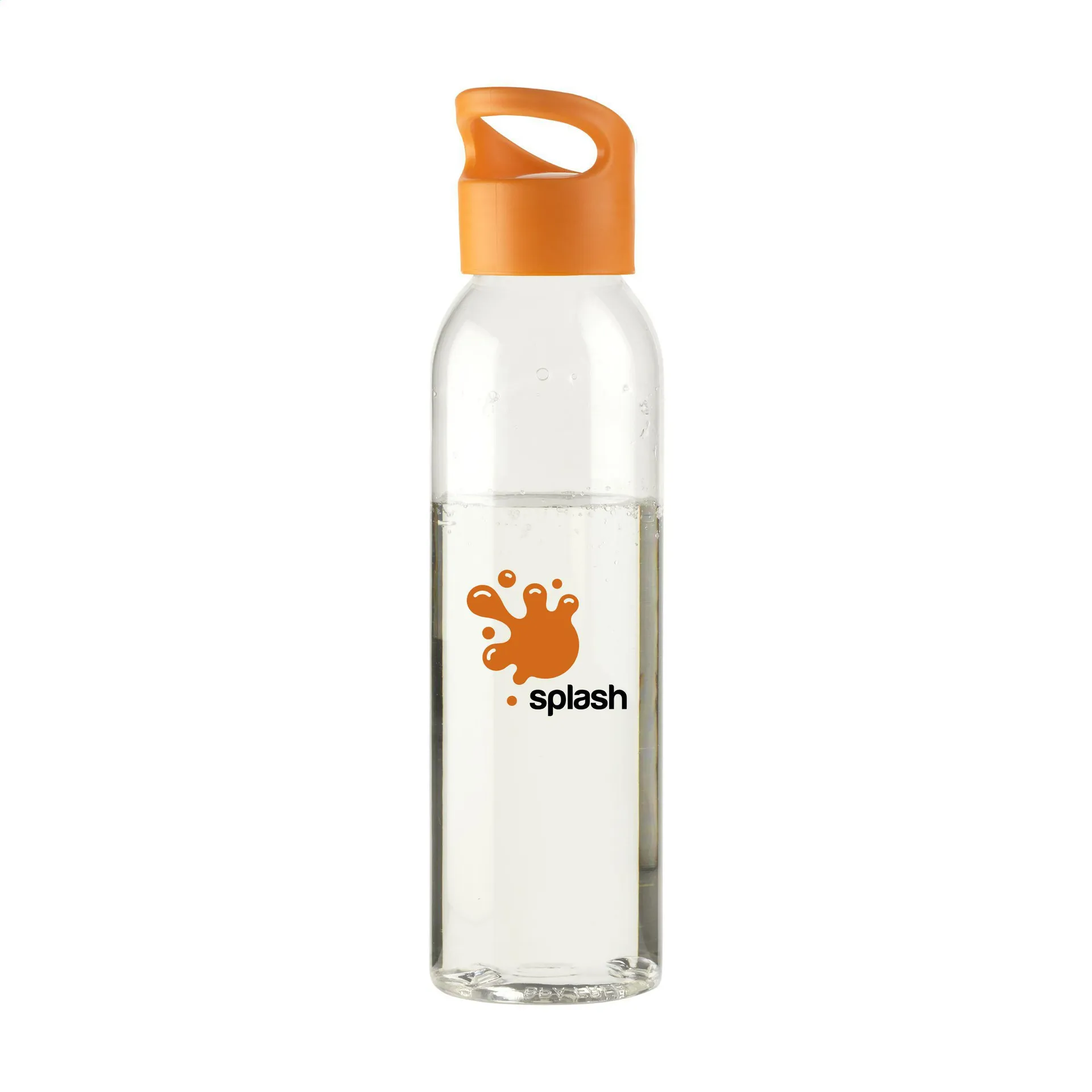 Sirius 650 ml drinkfles transparant/oranje