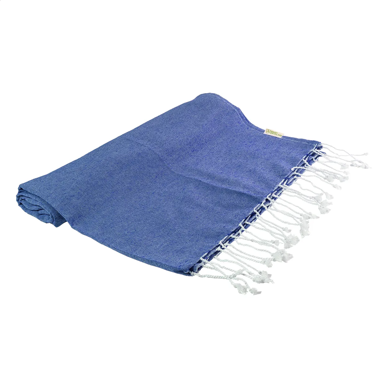 Aruba gerecycled katoenen strandlaken donker blauw