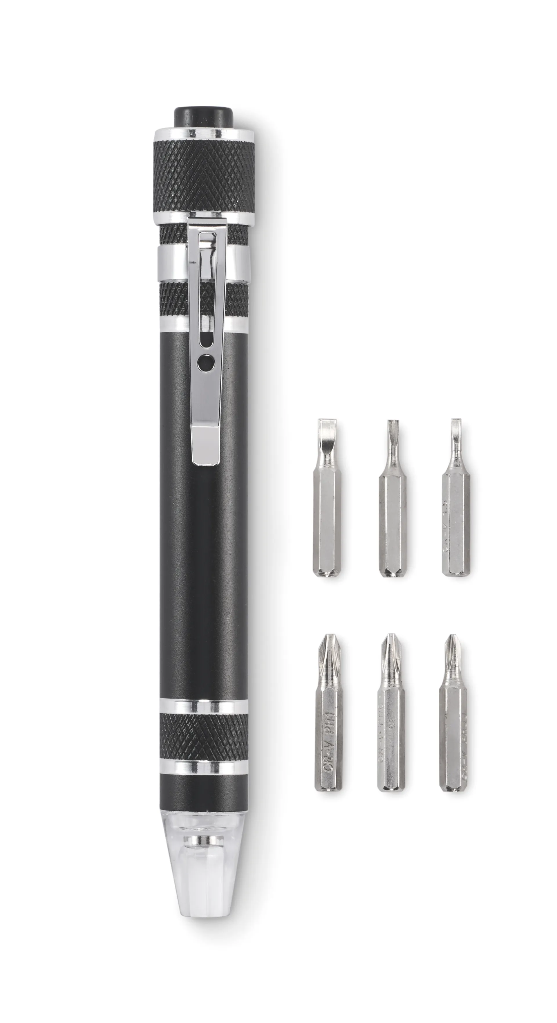 Gerecycleerde multi tool pen Zwart