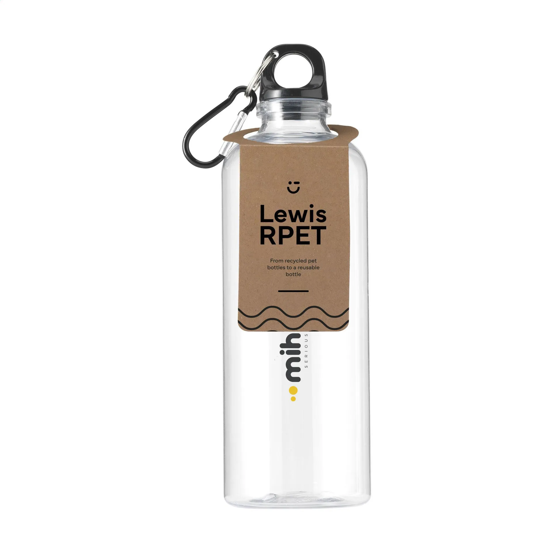 Lewis RPET Bottle 630 ml waterfles transparant