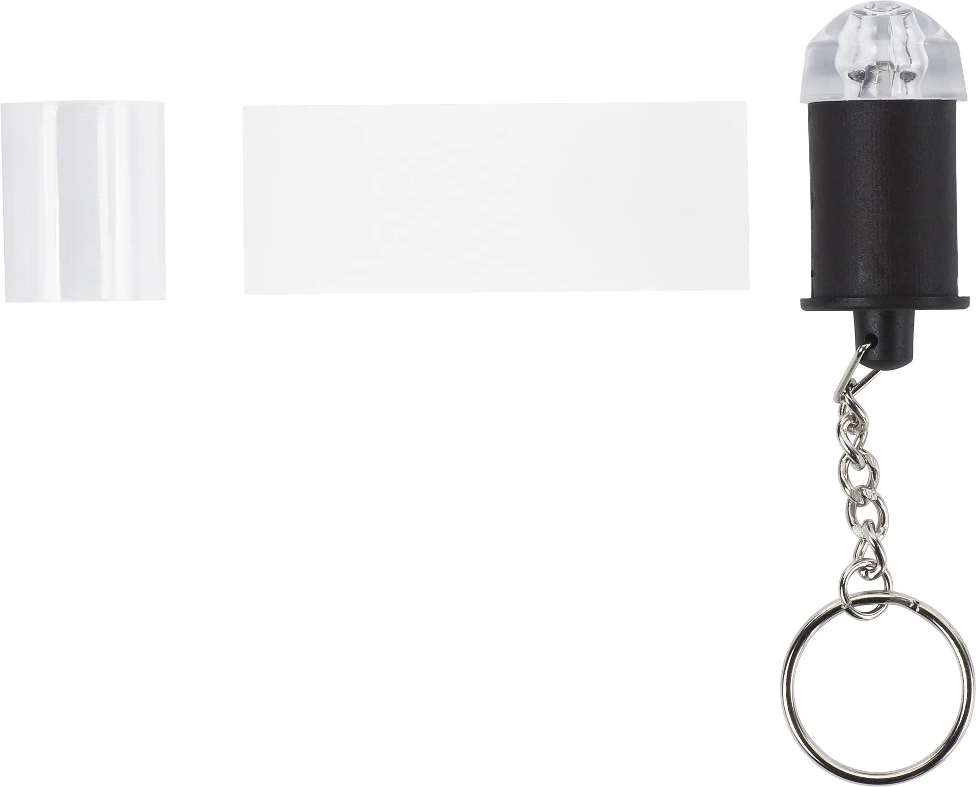 ABS sleutelhanger met lampje Carly neutraal