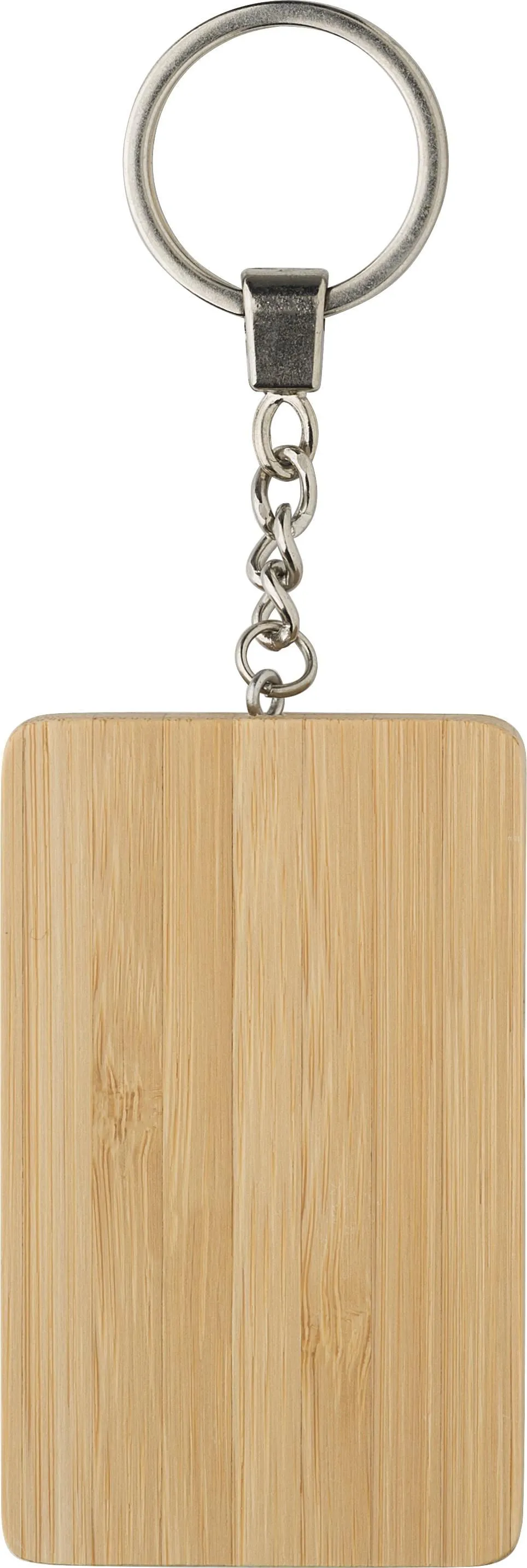 Bamboe sleutelhanger Bianca bruin