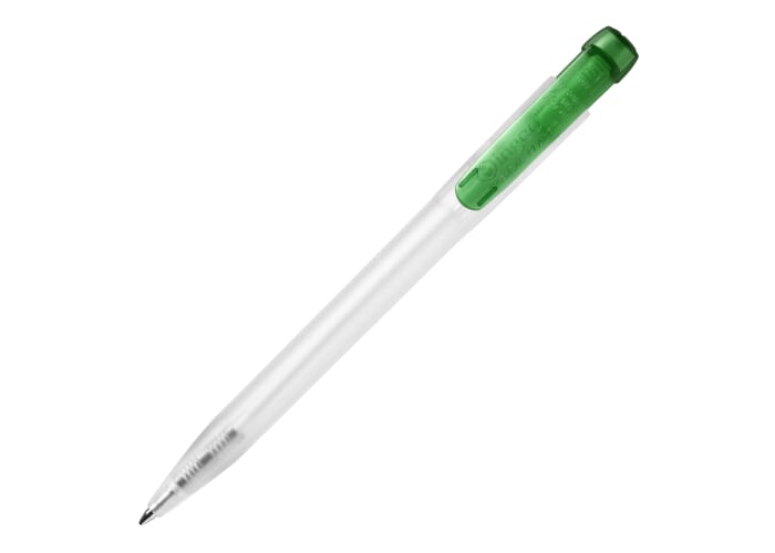 Balpen Ingeo TM Pen Clear transparant Ecru / Groen