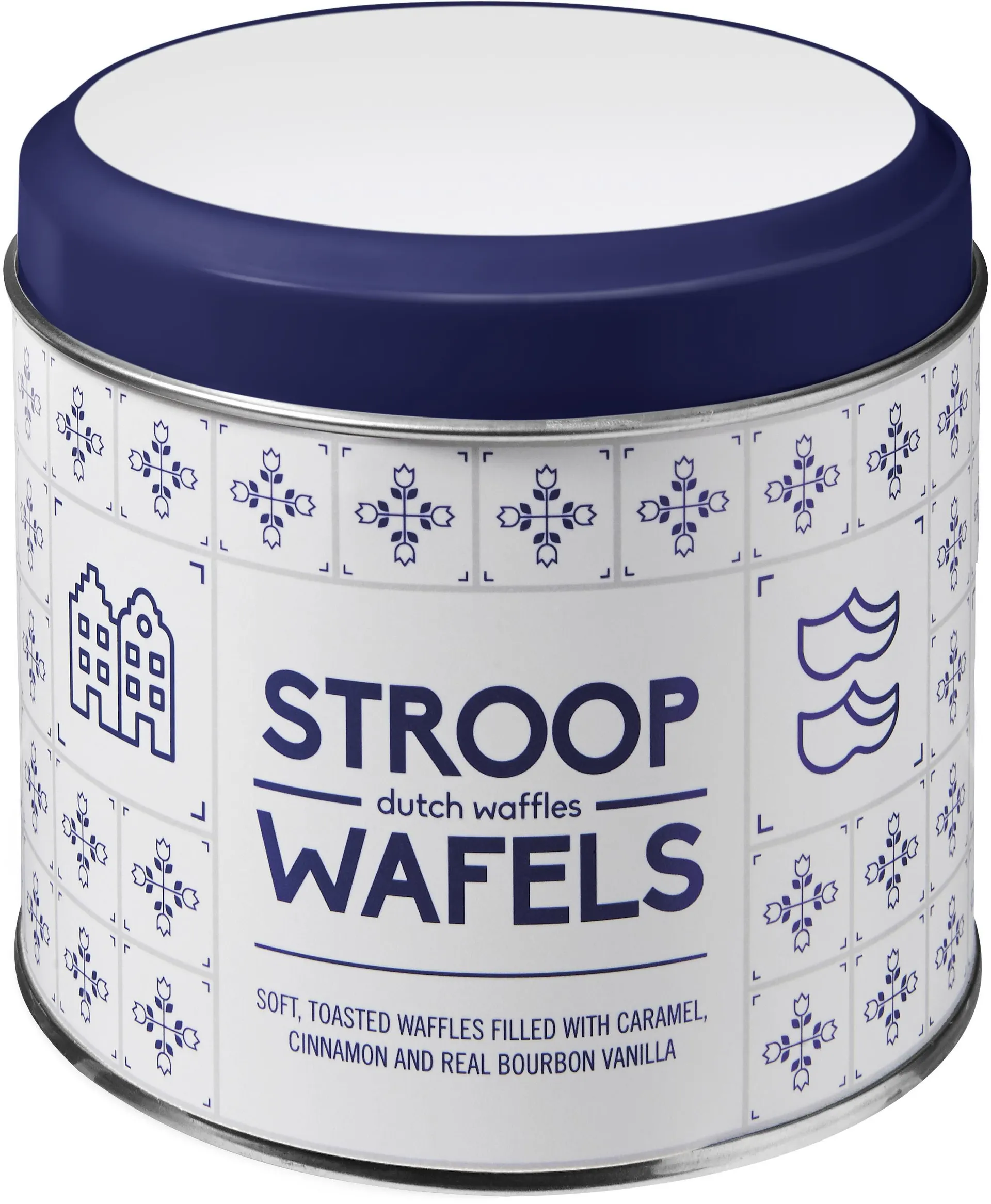 Blik inclusief stroopwafels William custom/multicolor