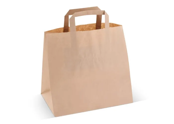 Papieren draagtas 70g/m² 26x17x25cm