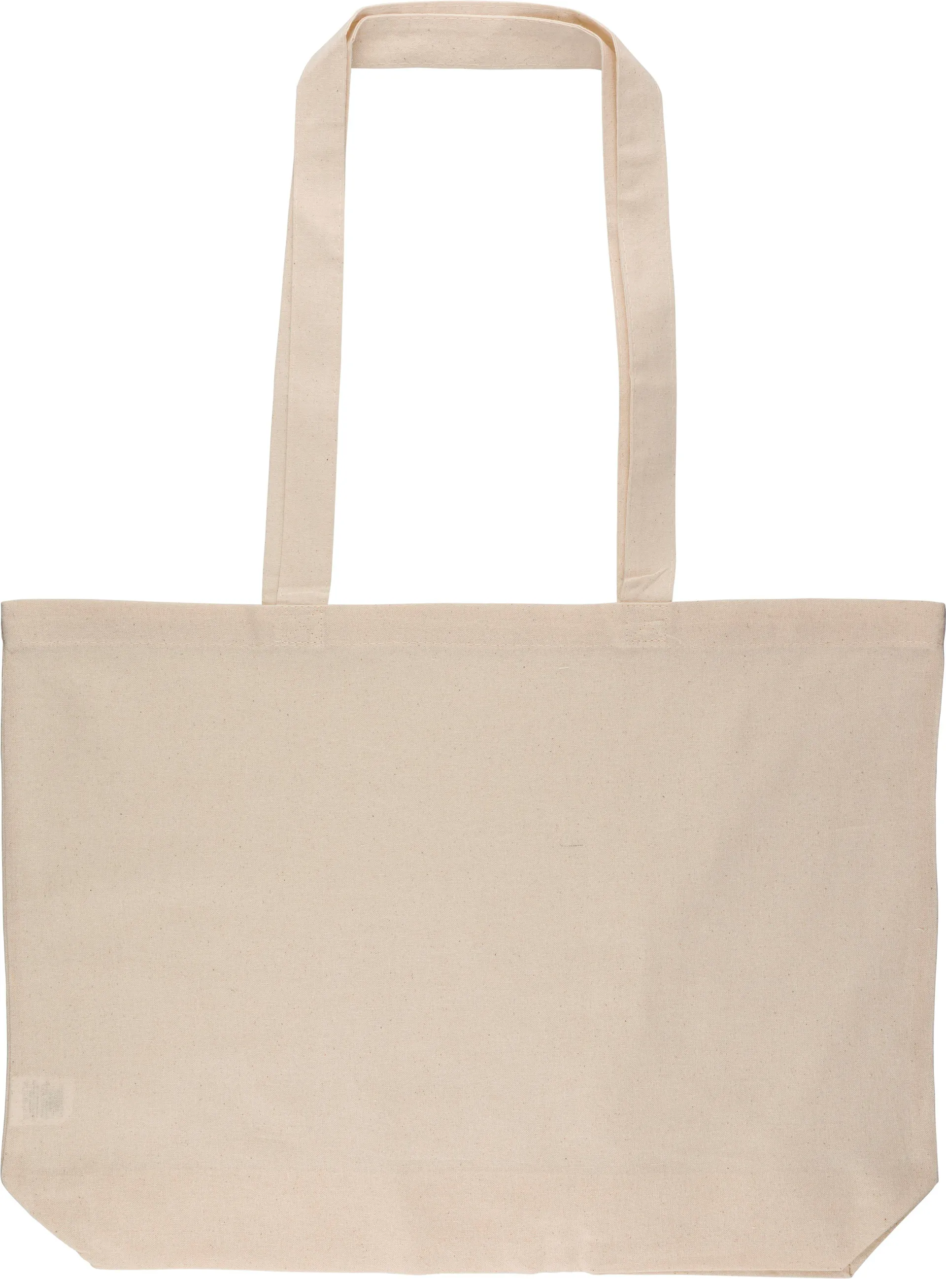 Katoen (140 g/m²) boodschappentas Isak khaki (écru)