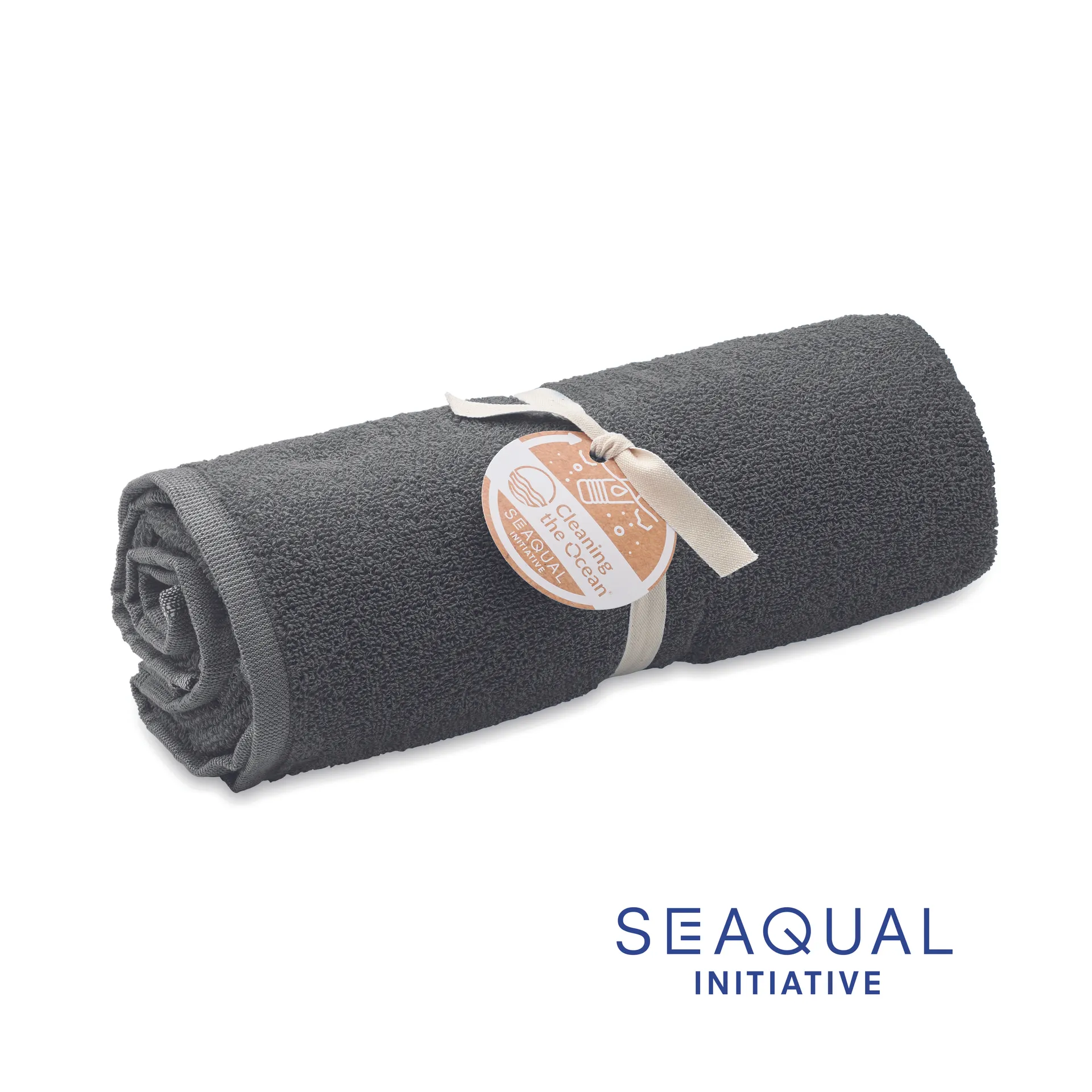 SEAQUAL® handdoek 100x170cm Grijs